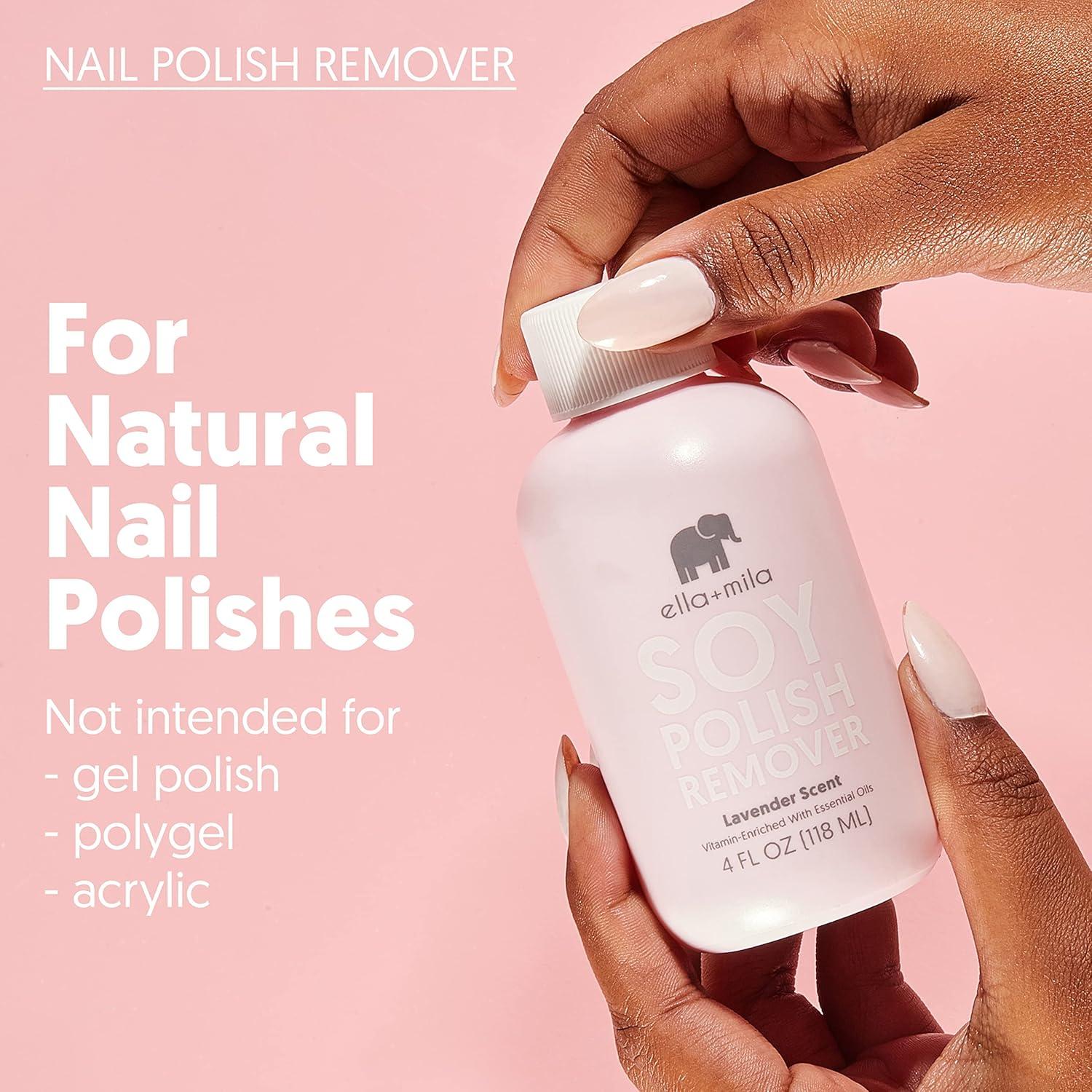 Best Nail Polish Remover - ella+mila Soy Non-Toxic Formula Review