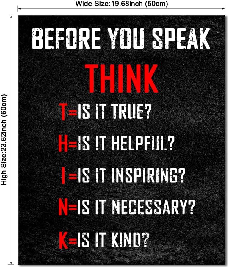 Best Classroom Wall Art - Pyradecor Motivational Quotes Canvas Prints Review