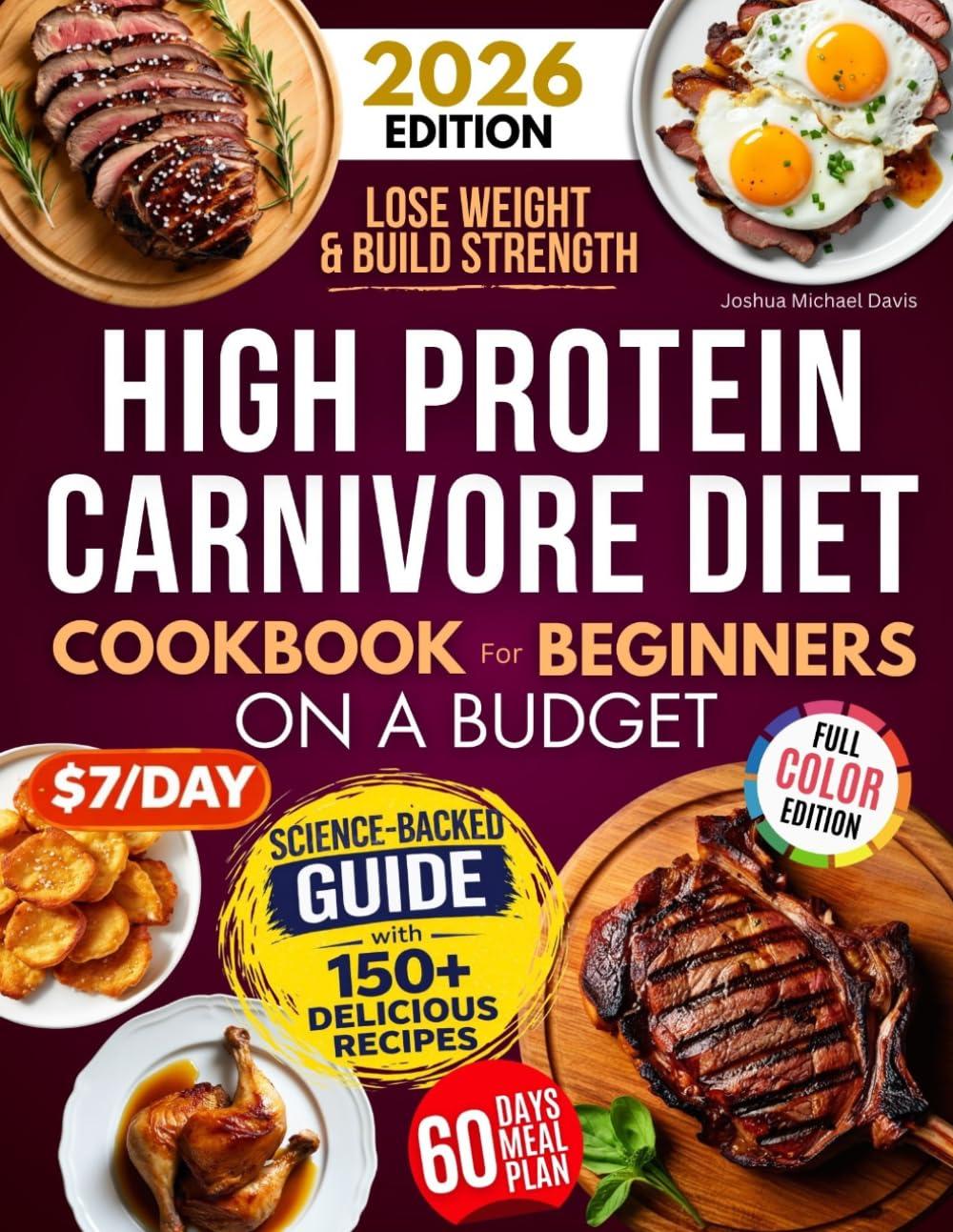 Best Meat Recipes - High Protein Carnivore Diet Cookbook for Beginners Review