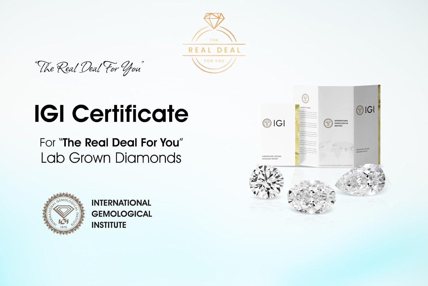 Best Jewelry Making Gem - IGI Certified Lab Grown Loose Diamond, 1-10 CT TW (D-E Color, VVS-VS Clarity) Review
