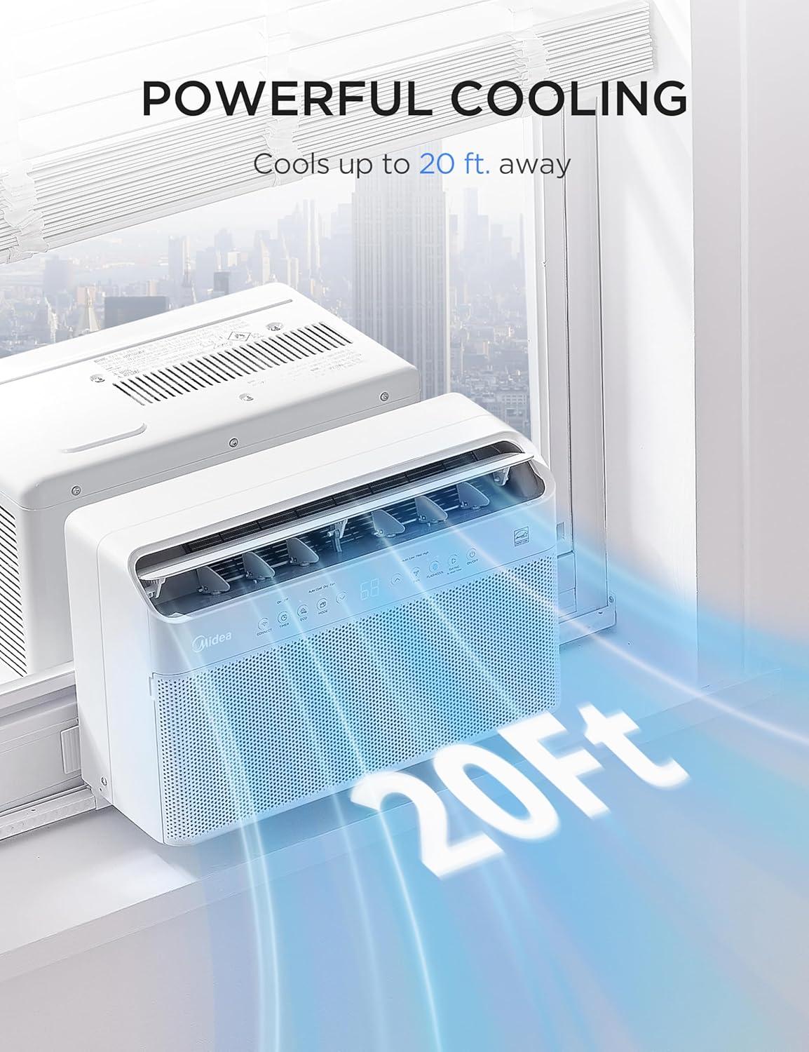 Best Window AC - Midea 12,000 BTU U Shaped Smart Inverter Review