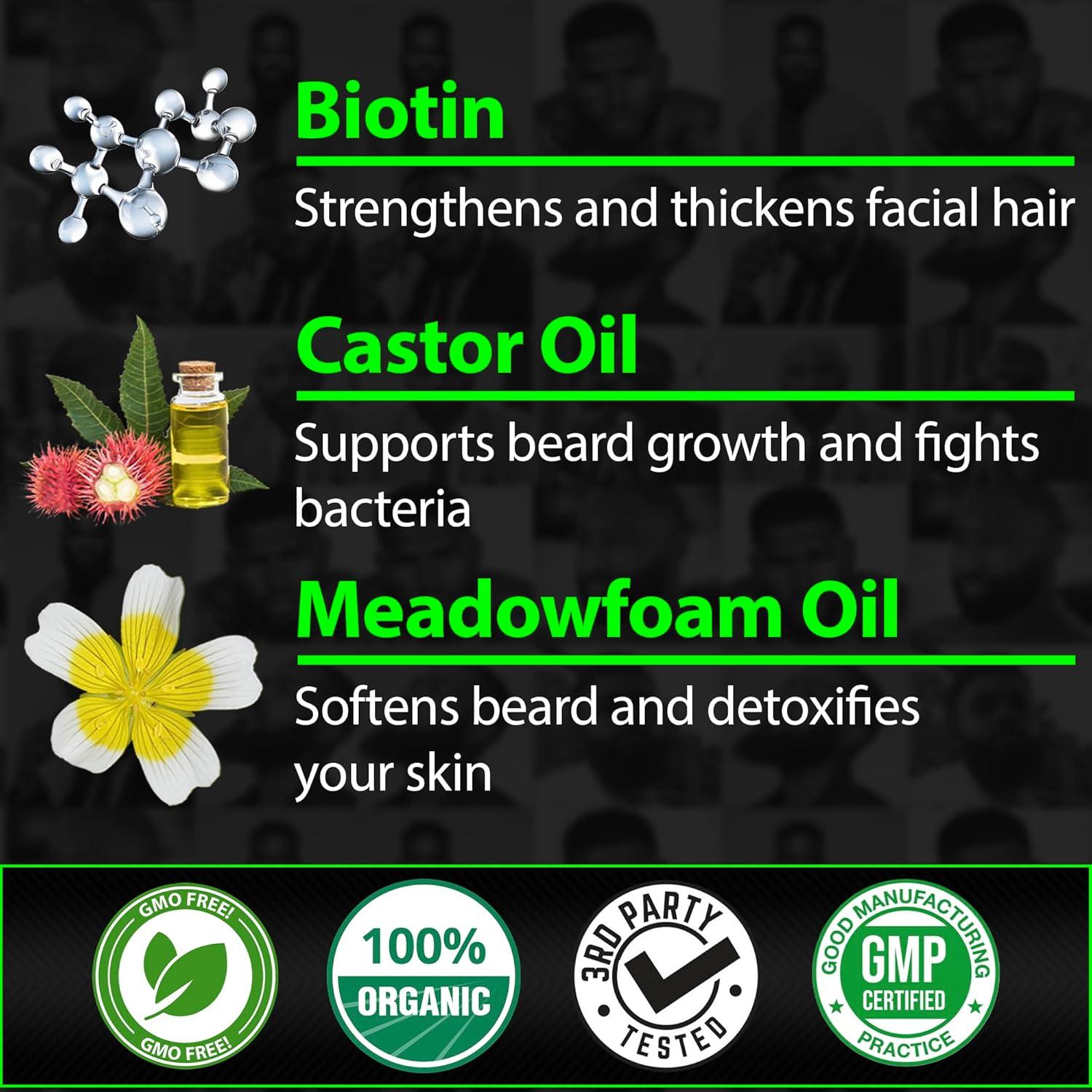 Best Beard Care - Biotin Beard Balm for Men - 2X Thickening & Hydrating Review