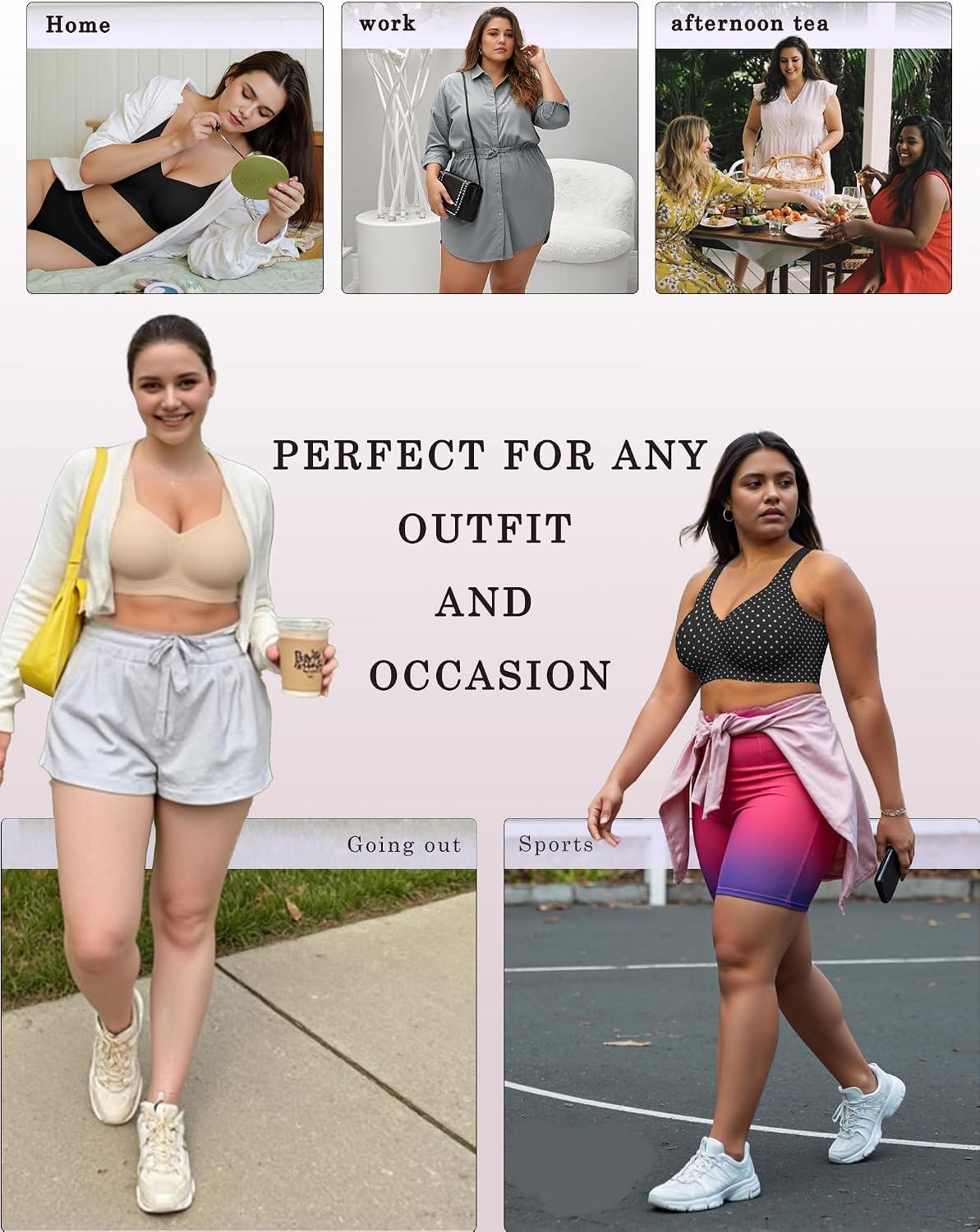 Best Seamless Wireless Bras - OEAK Plus Size Supportive T-Shirt Review