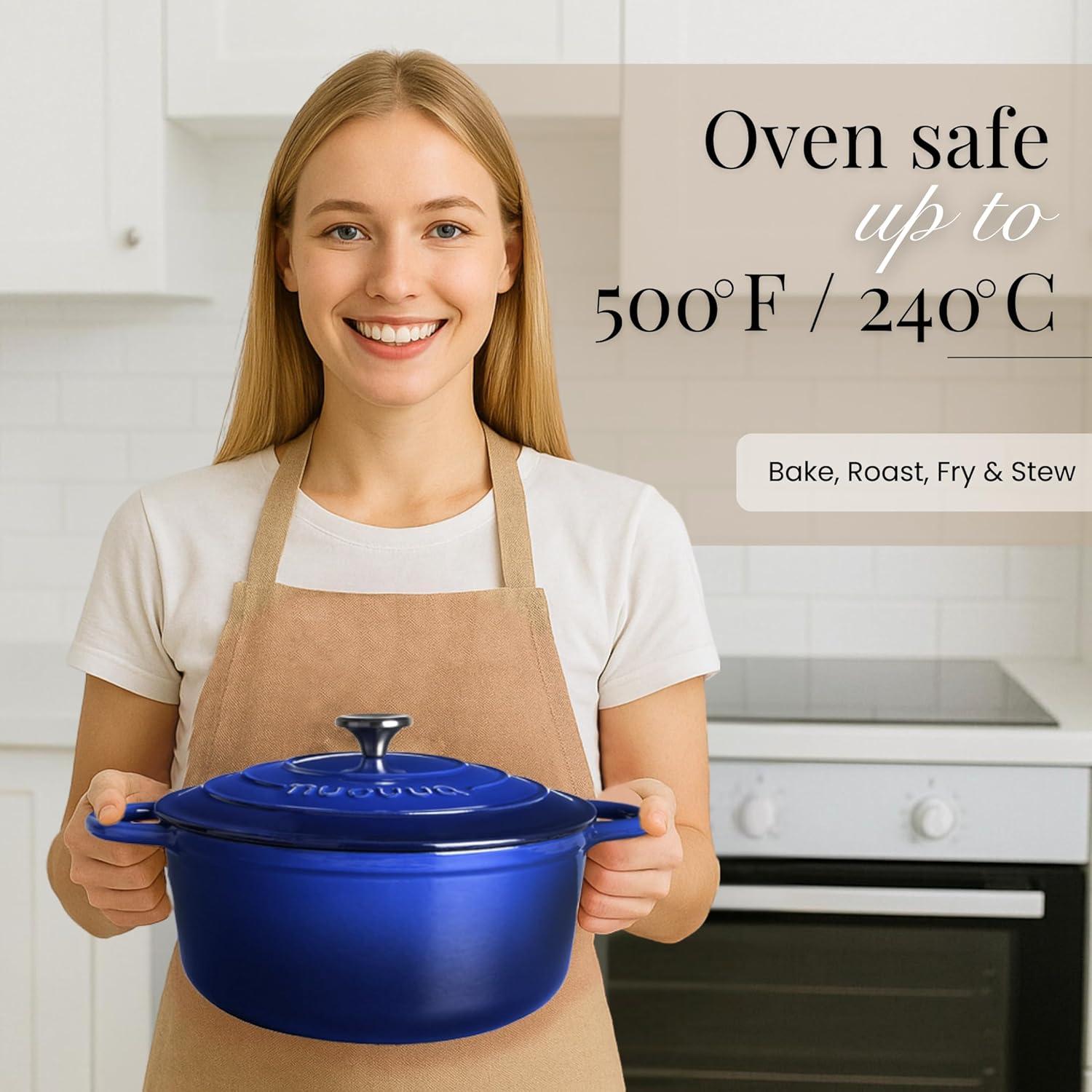 Best Cookware - Nuovva Enamelled Cast Iron Dutch Oven Review