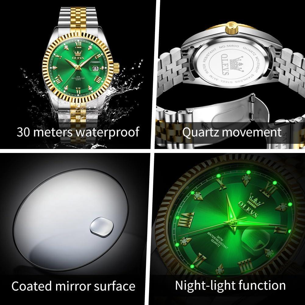Best Men's Dress Watch - OLEVS Stainless Steel Quartz Waterproof Review