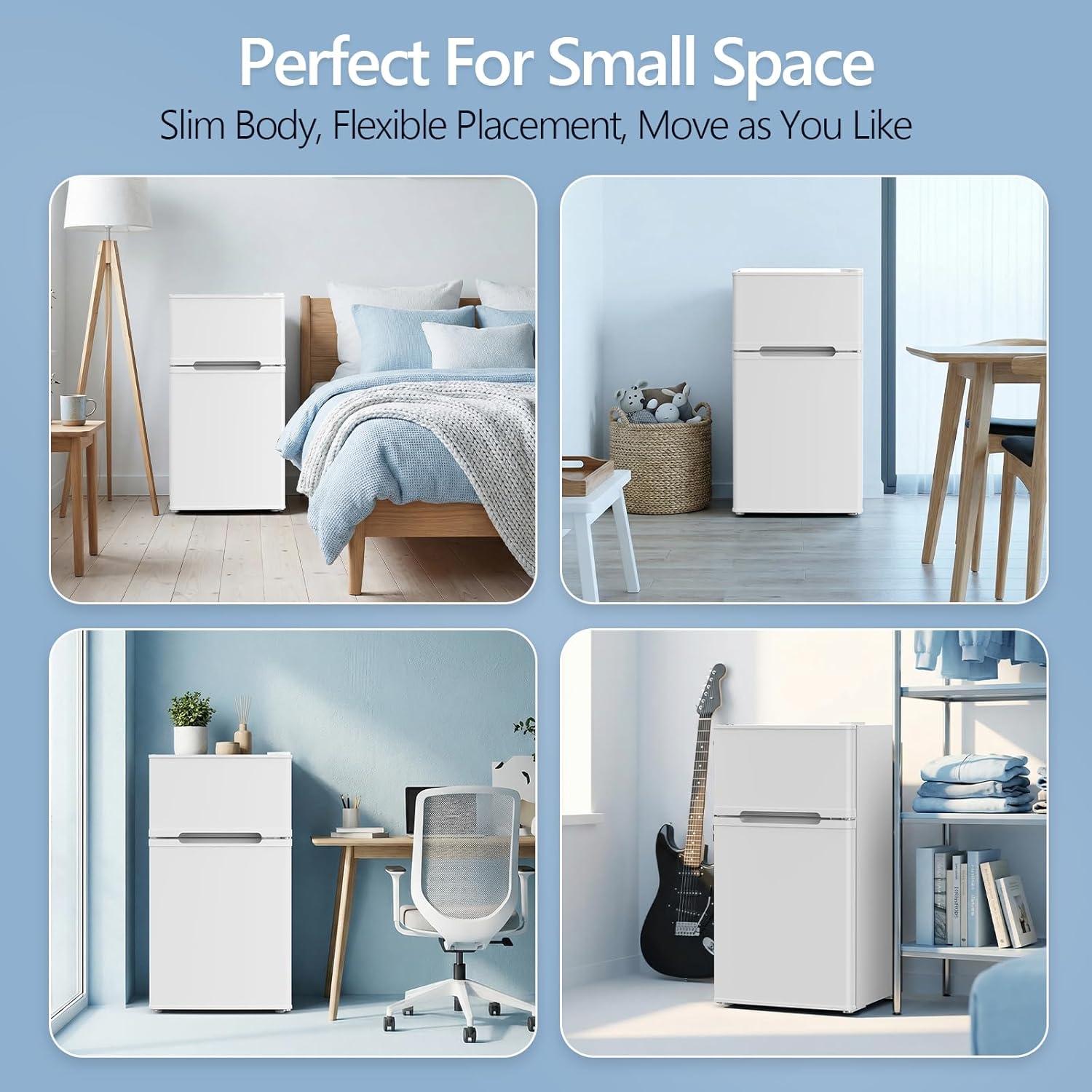 Best Mini Fridge - Electactic 2.5 Cu.Ft with Freezer, Double-Door Review
