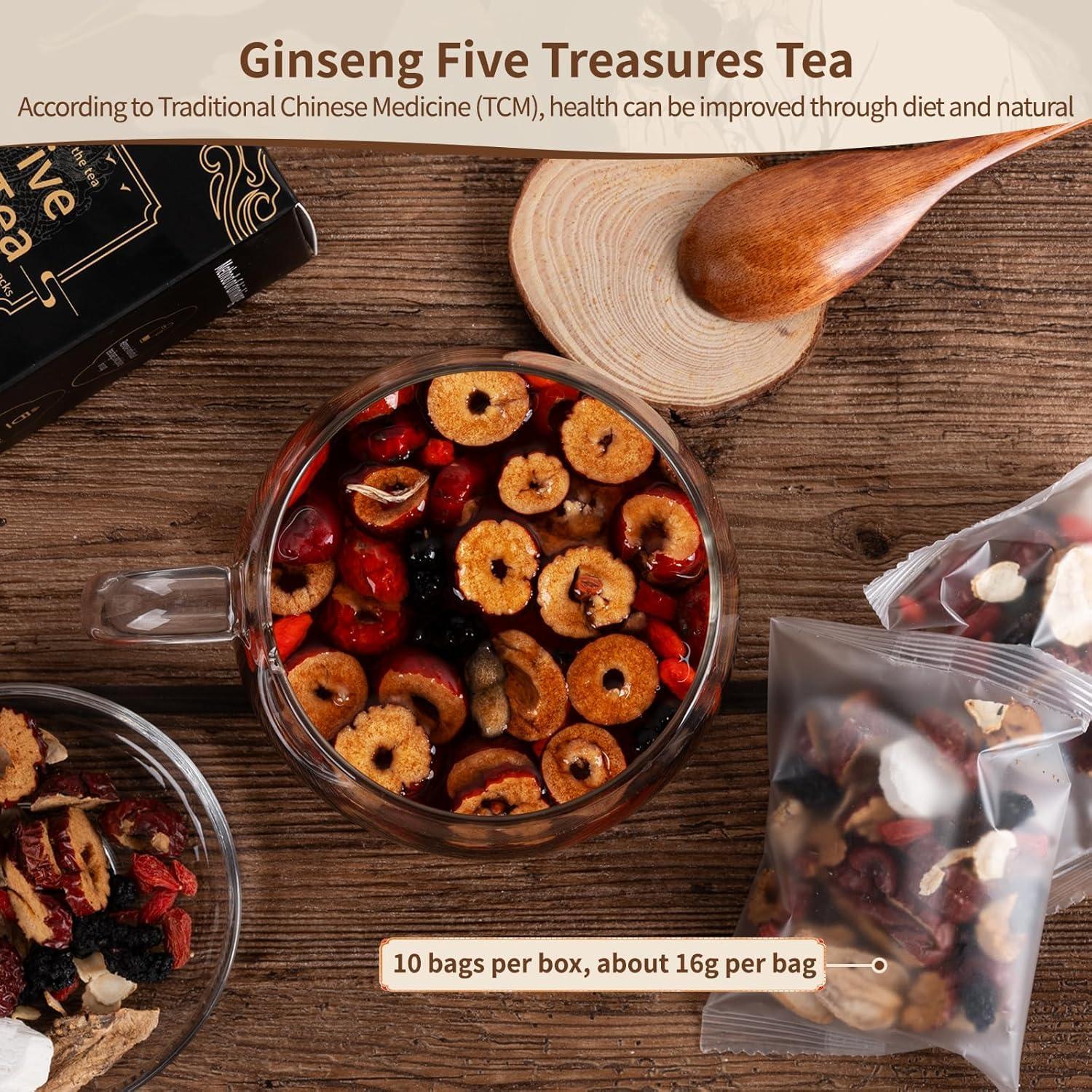 Best Kidney Detox Tea - Ginseng Five Treasures Herbal Tea Review