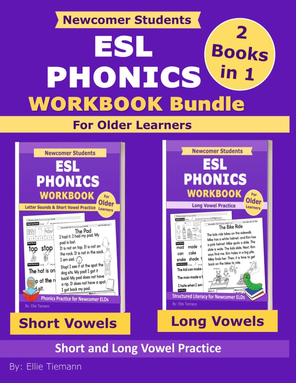 Best ESL Phonics Workbook Bundle - Newcomer Students Review