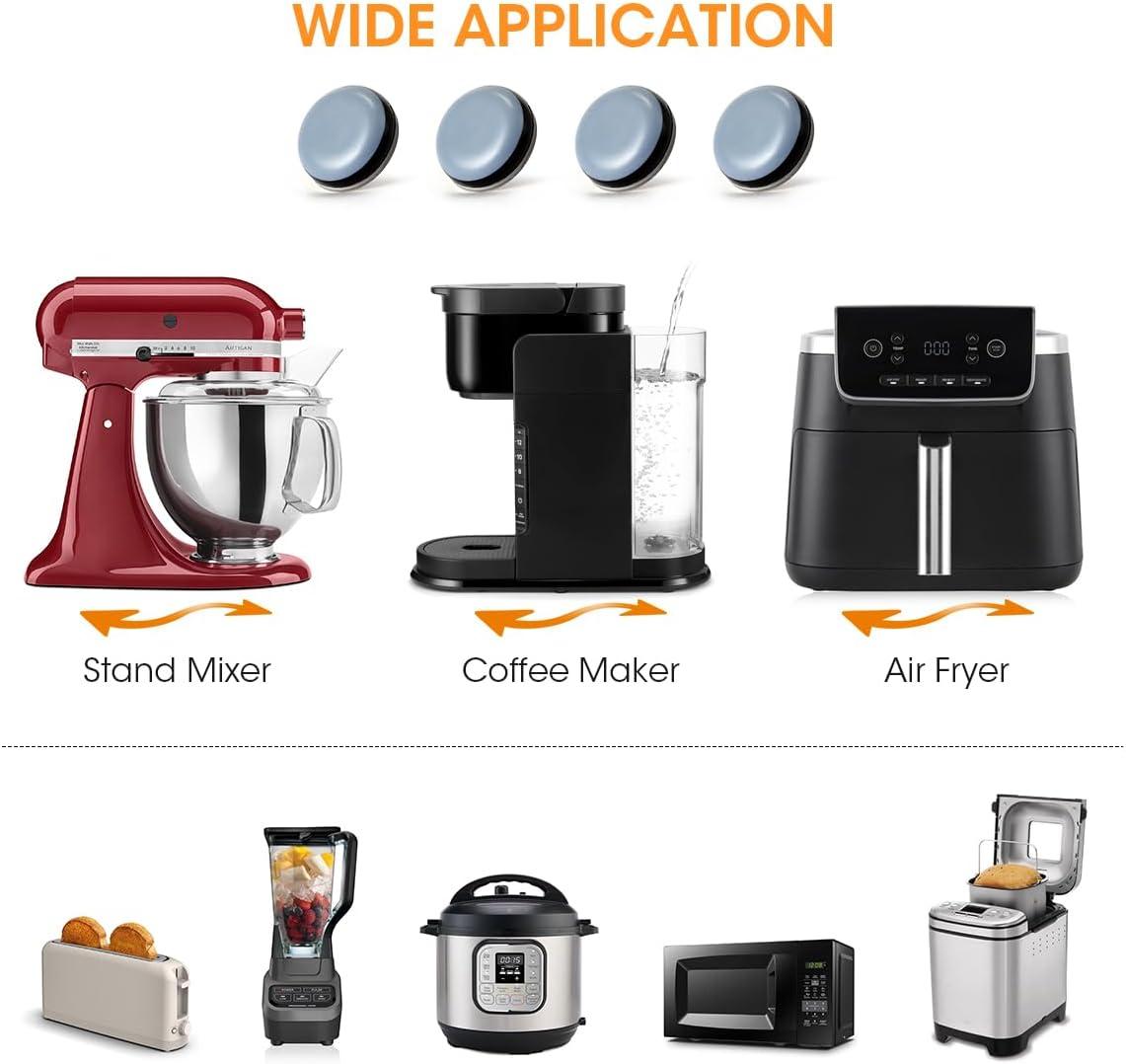 Best Kitchen Appliance Movers - Aieve Slider, 24 Pcs Self Adhesive Caster Wheels Review