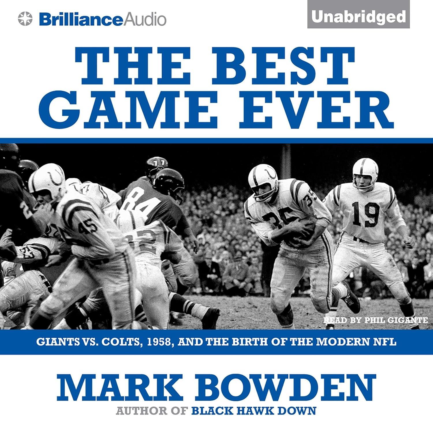 Best Sports History Book - The Best Game Ever: Giants vs. Colts, 1958 Review