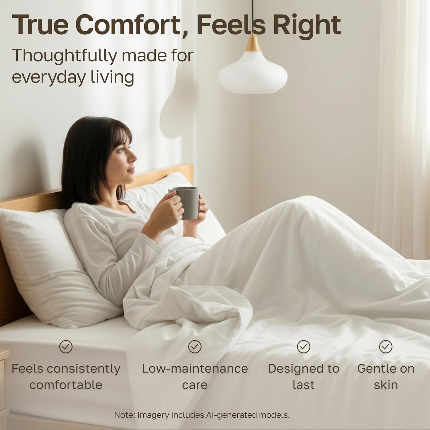 Best Cotton Sheets - California Design Den 100% Cotton Queen Set Review
