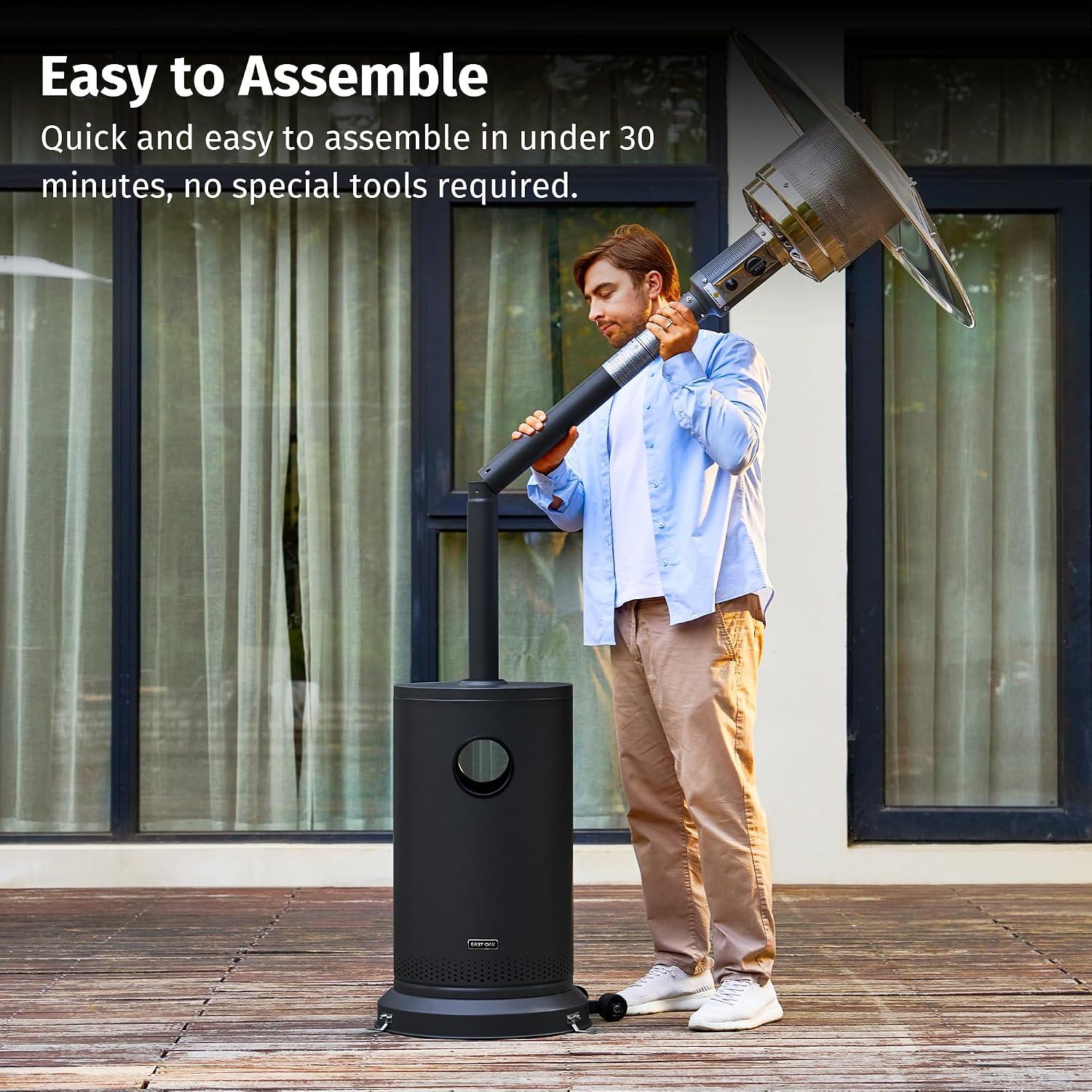 Best Outdoor Patio Heater - EAST OAK 50,000 BTU Review