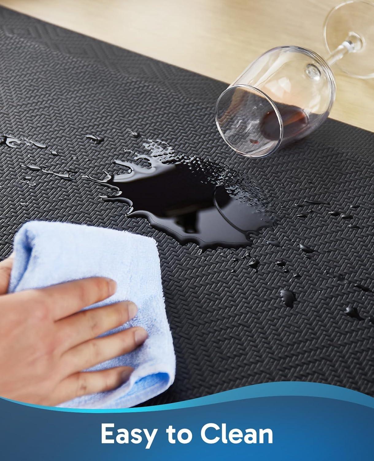 Best Kitchen Floor Mat - Ophanie Anti-Fatigue Cushioned Rug Review