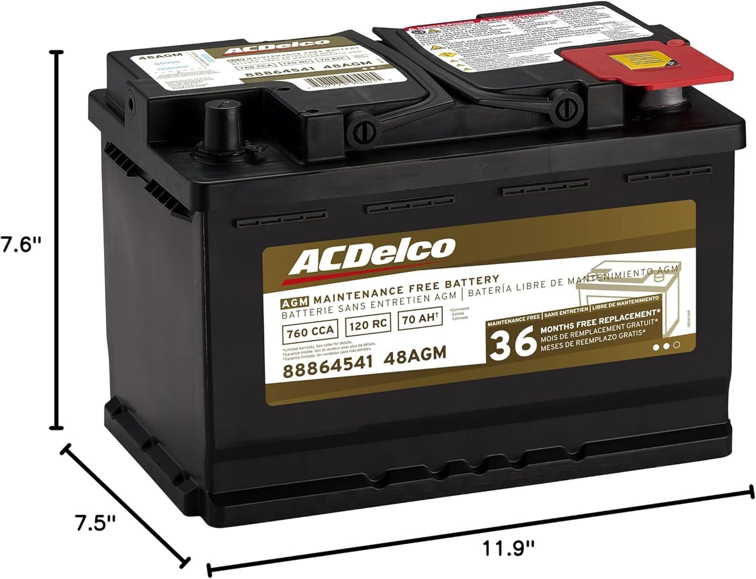 Best Automotive Battery - ACDelco Gold 48AGM 36-Month Warranty Review