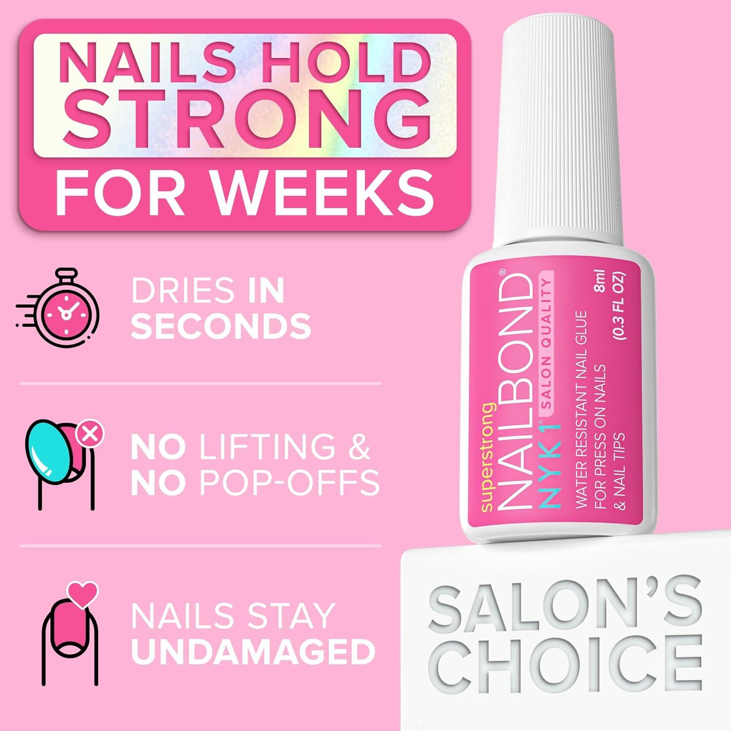Best Nail Glue - Super Strong, Long Lasting & Mess-Free (8ml) Review
