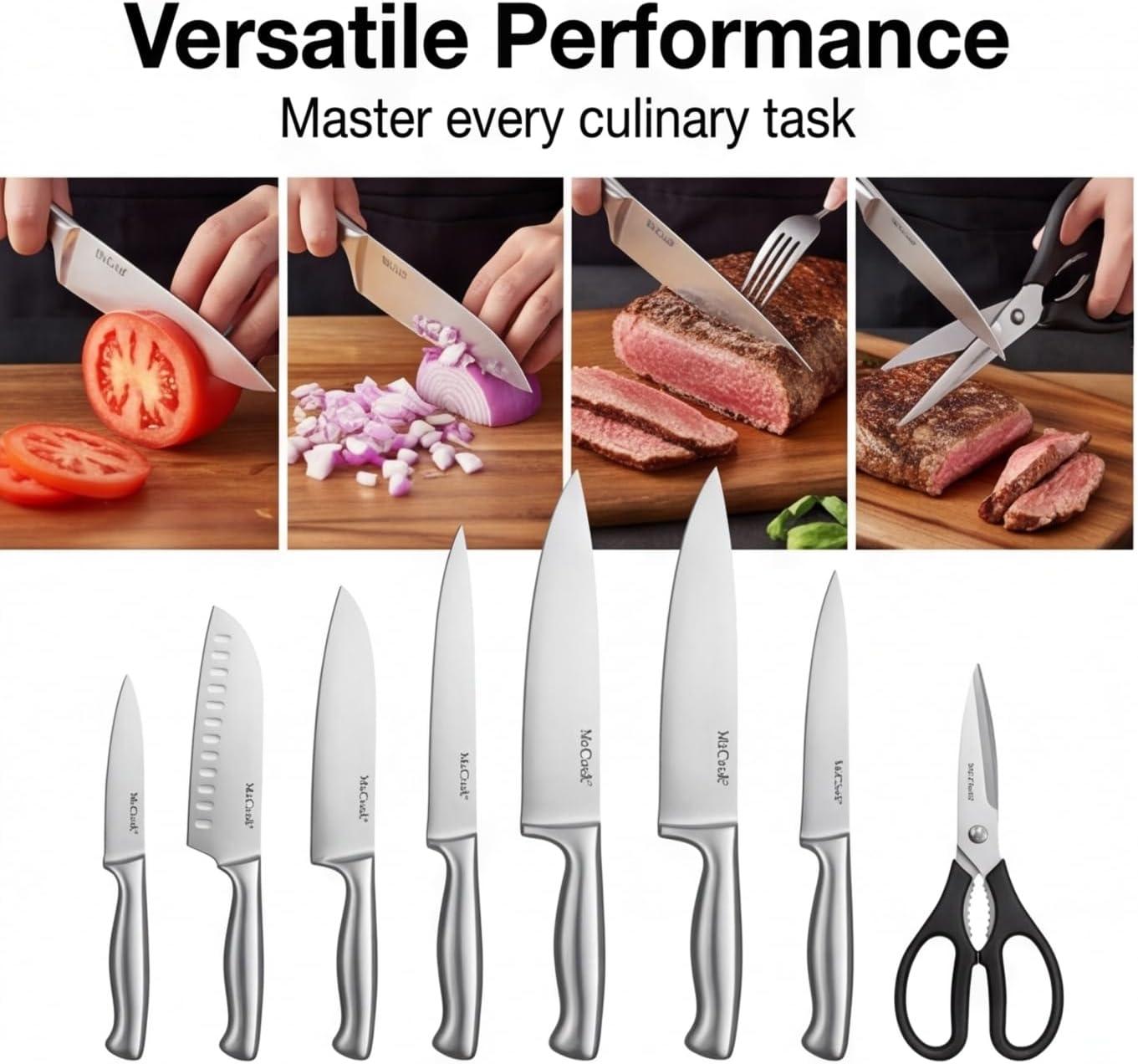 Best Kitchen Knife Set - McCook German Stainless Steel Chef Review
