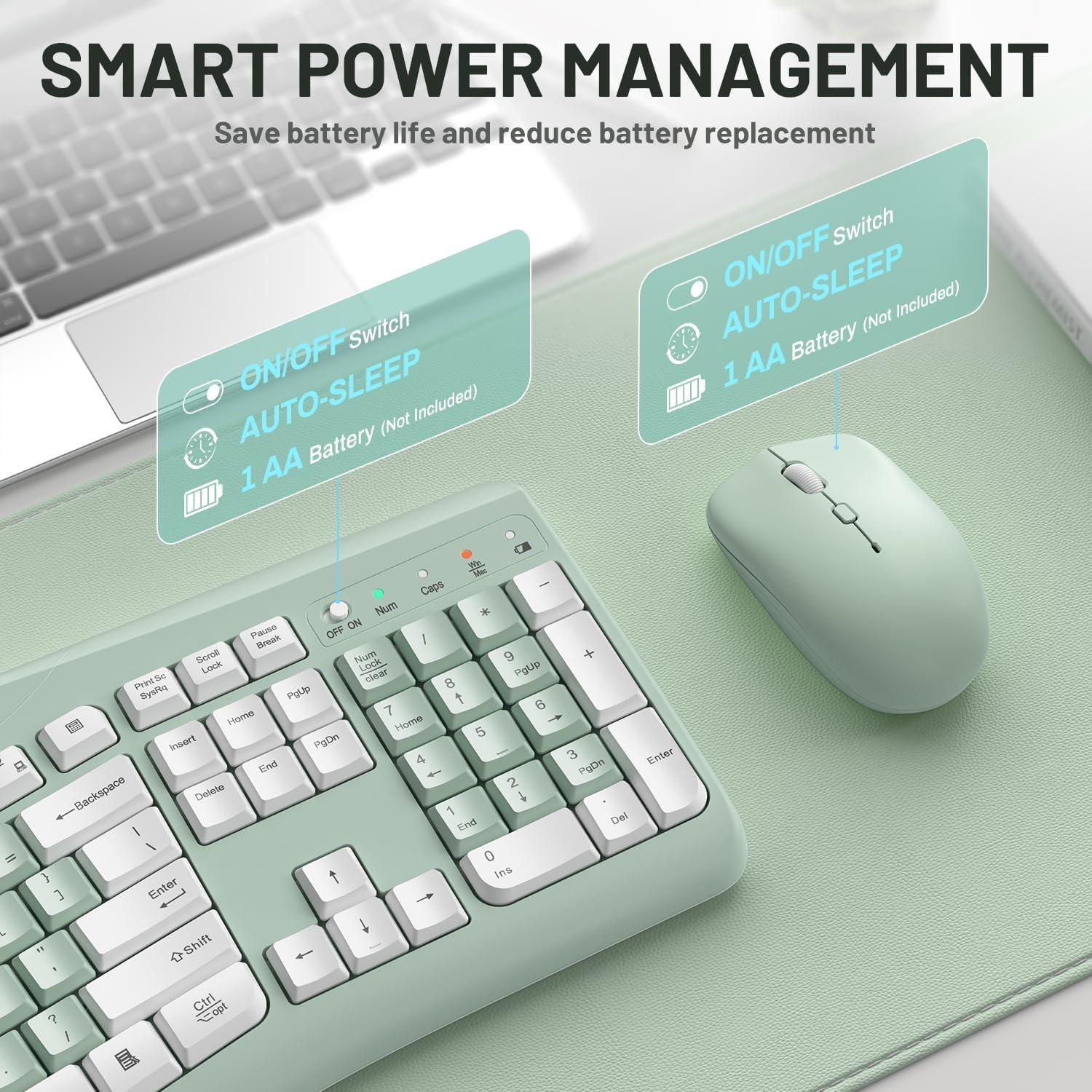 Best Wireless Keyboard and Mouse Combo - Ergonomic, Silent, 3-DPI Review