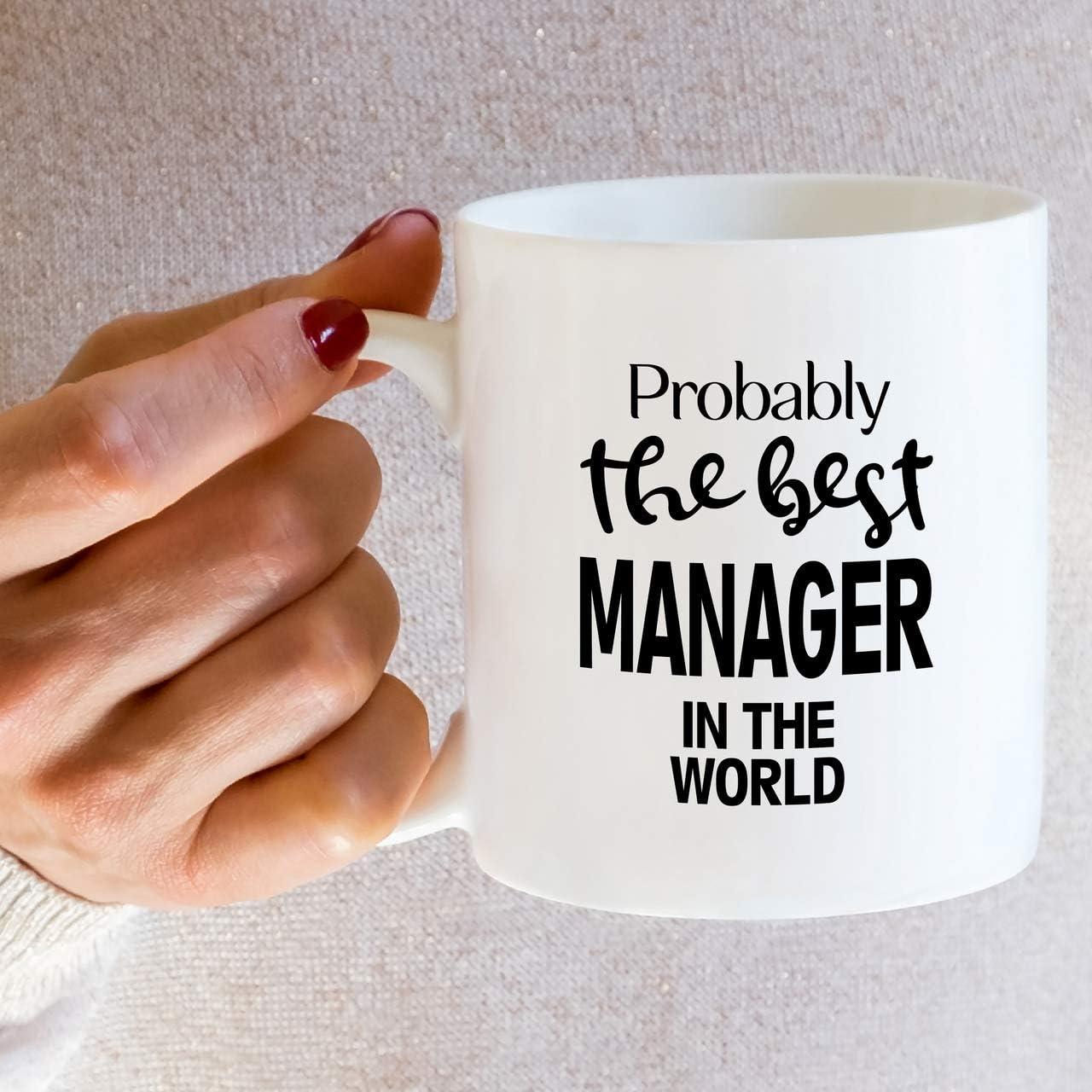 Best Gift Mug - Retreez Funny Mug - Best Manager In The World 11 Oz Review