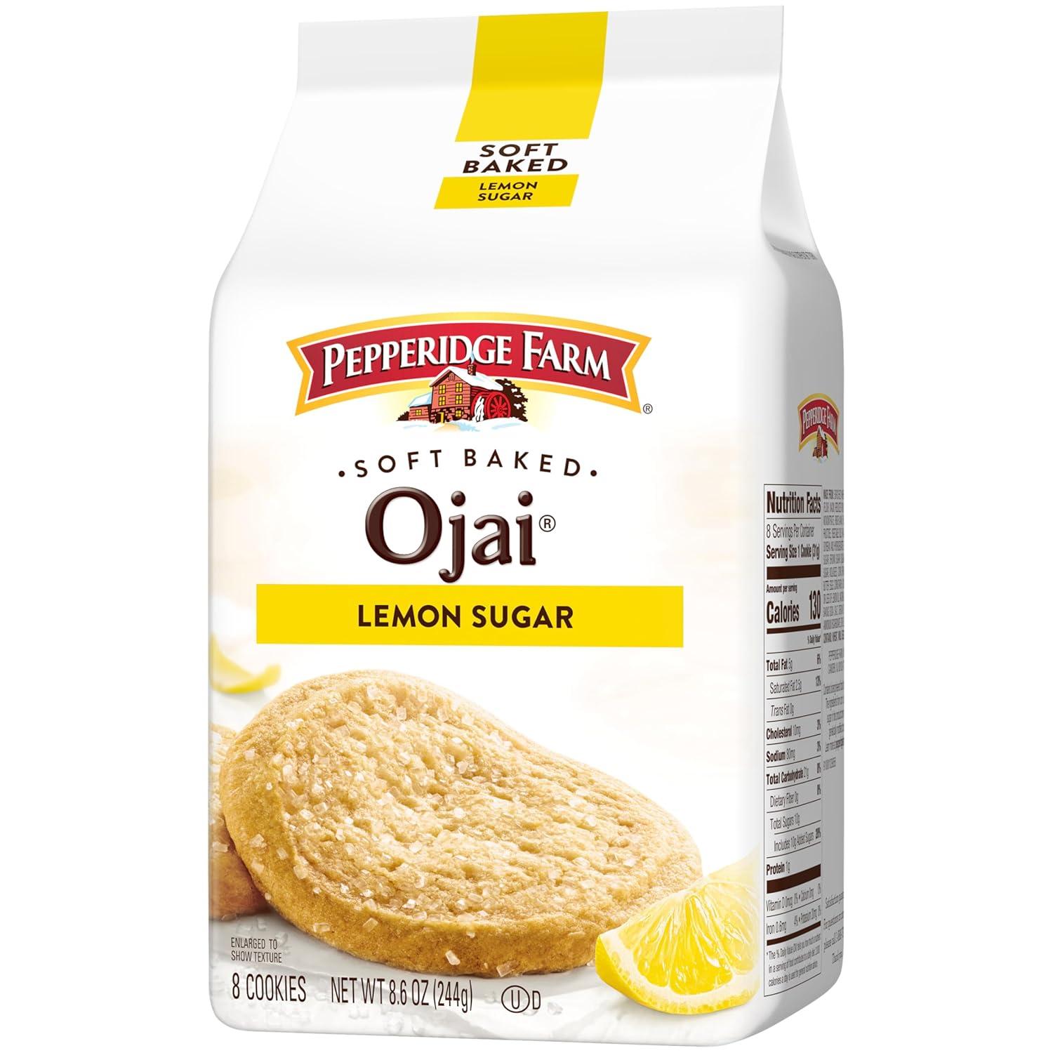 Best Sugar Cookies - Pepperidge Farm Soft Baked Ojai Lemon Sugar Cookies, 8.6 Oz Review