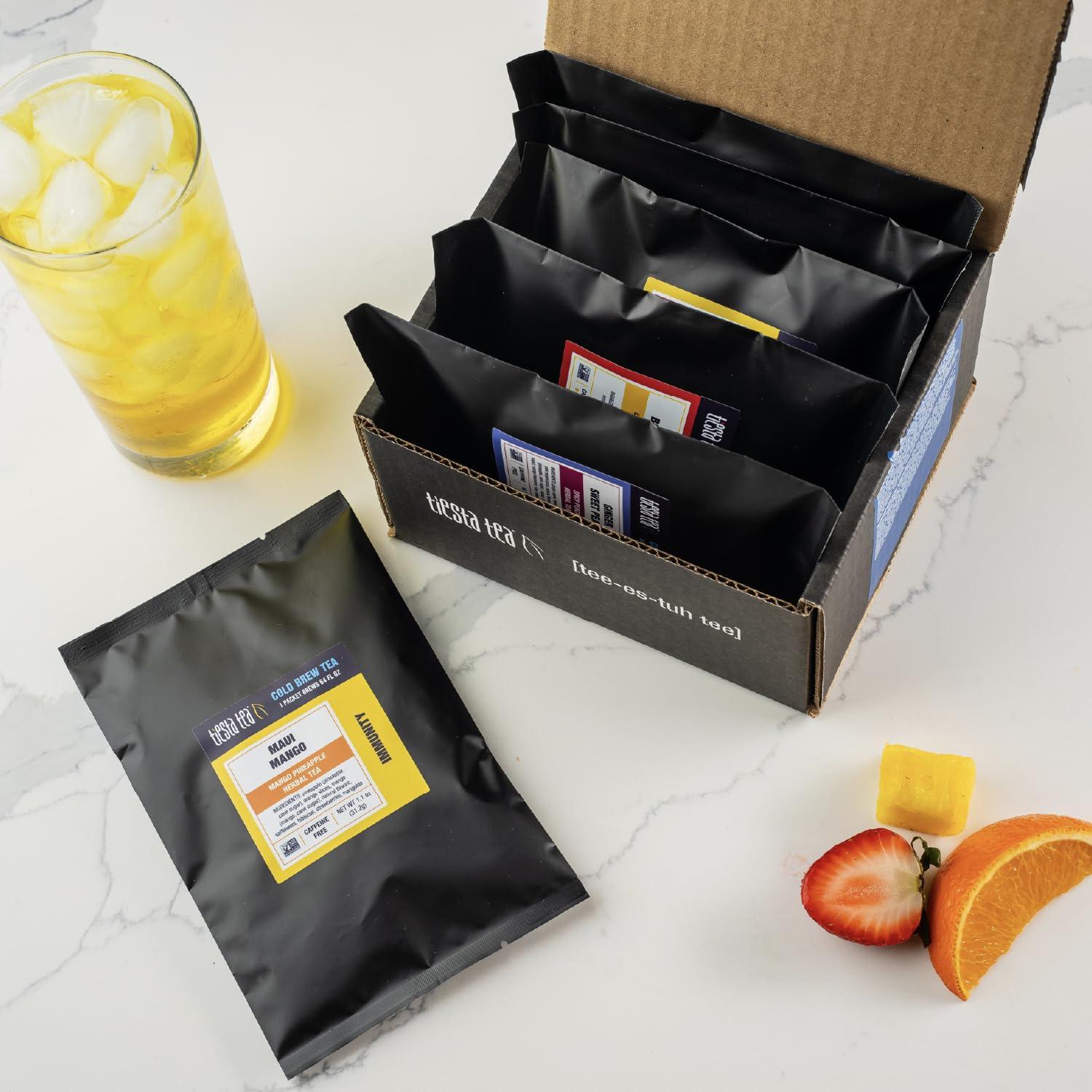 Best Tea Sampler - Tiesta Tea - 6-Pack Cold Brew Variety, Loose Leaf, Medium to Non-Caffeinated, Assorted Tea Sample Set, Cold Brew Packets, Each Makes a 64oz Pitcher Review