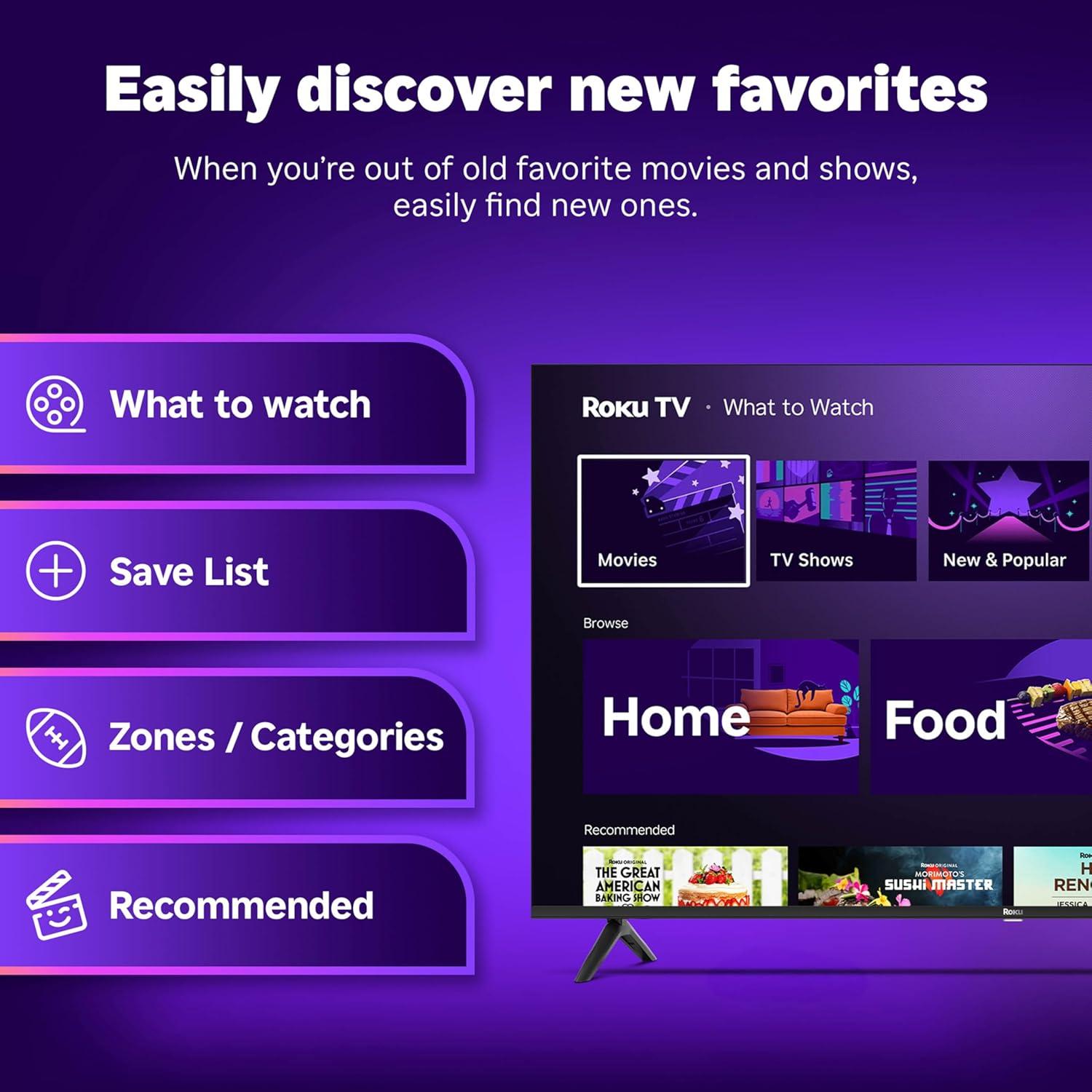 Best TV - Roku Smart TV 2026 - 55-Inch QLED 4K Streamer Review