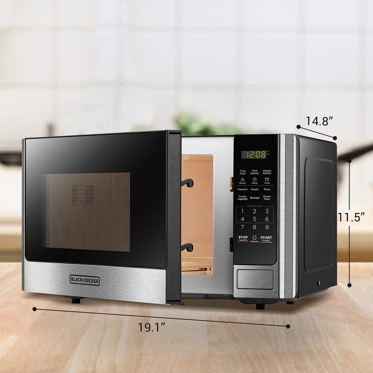 Best Microwave Oven - BLACK+DECKER Digital with Turntable & Safety Lock