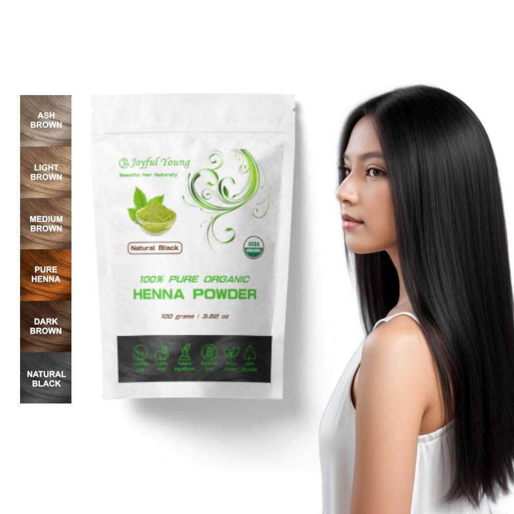 Organic Henna vs. Chemical Dye: Natural Color, Surprising Test Results...Safe for All Hair Types (Hair Care) 48