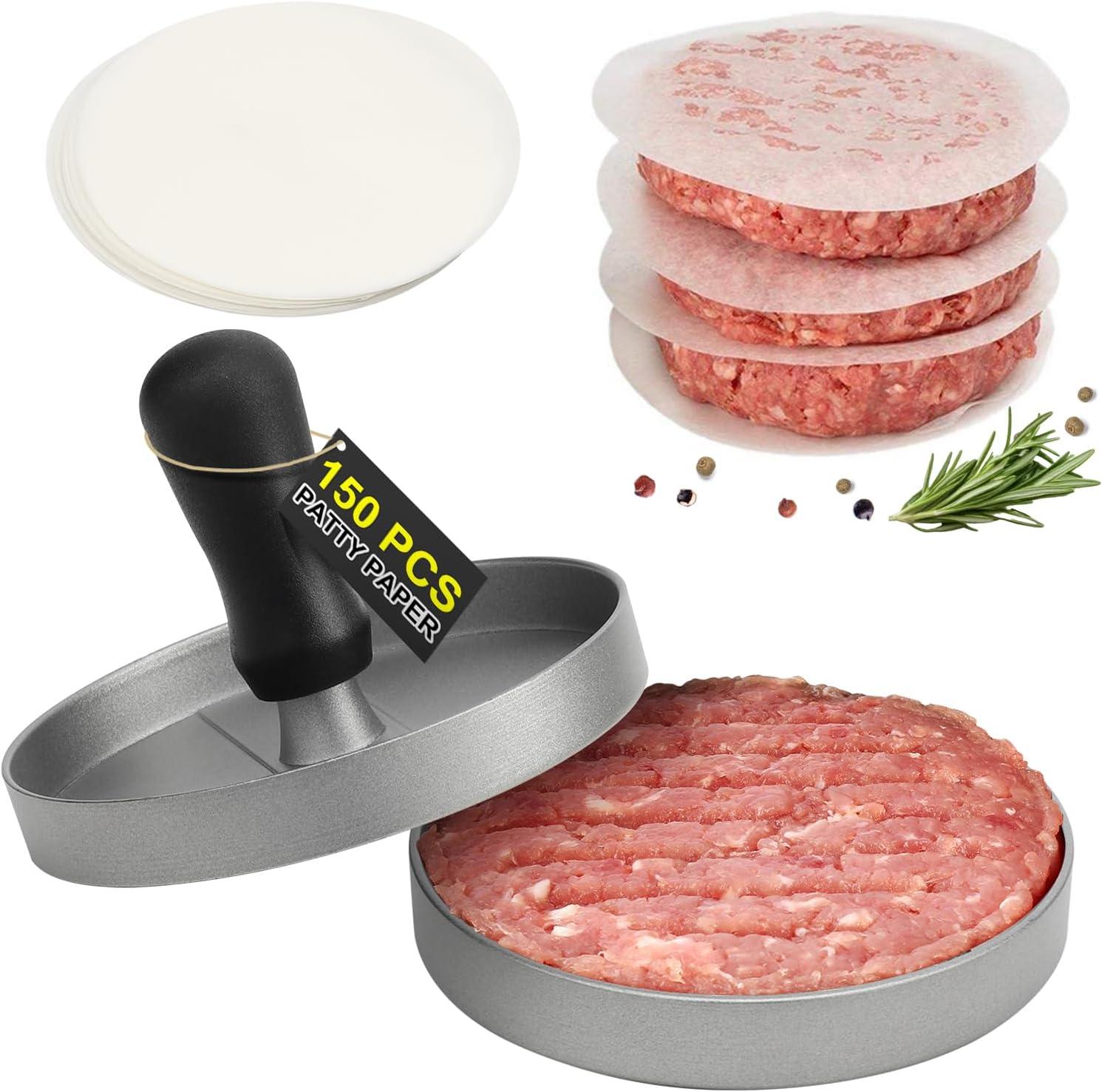 TACGEA Wired Burger Press Tested Versus Non-Stick Papers: Nonstick Shoe’s Edge Takes Reign