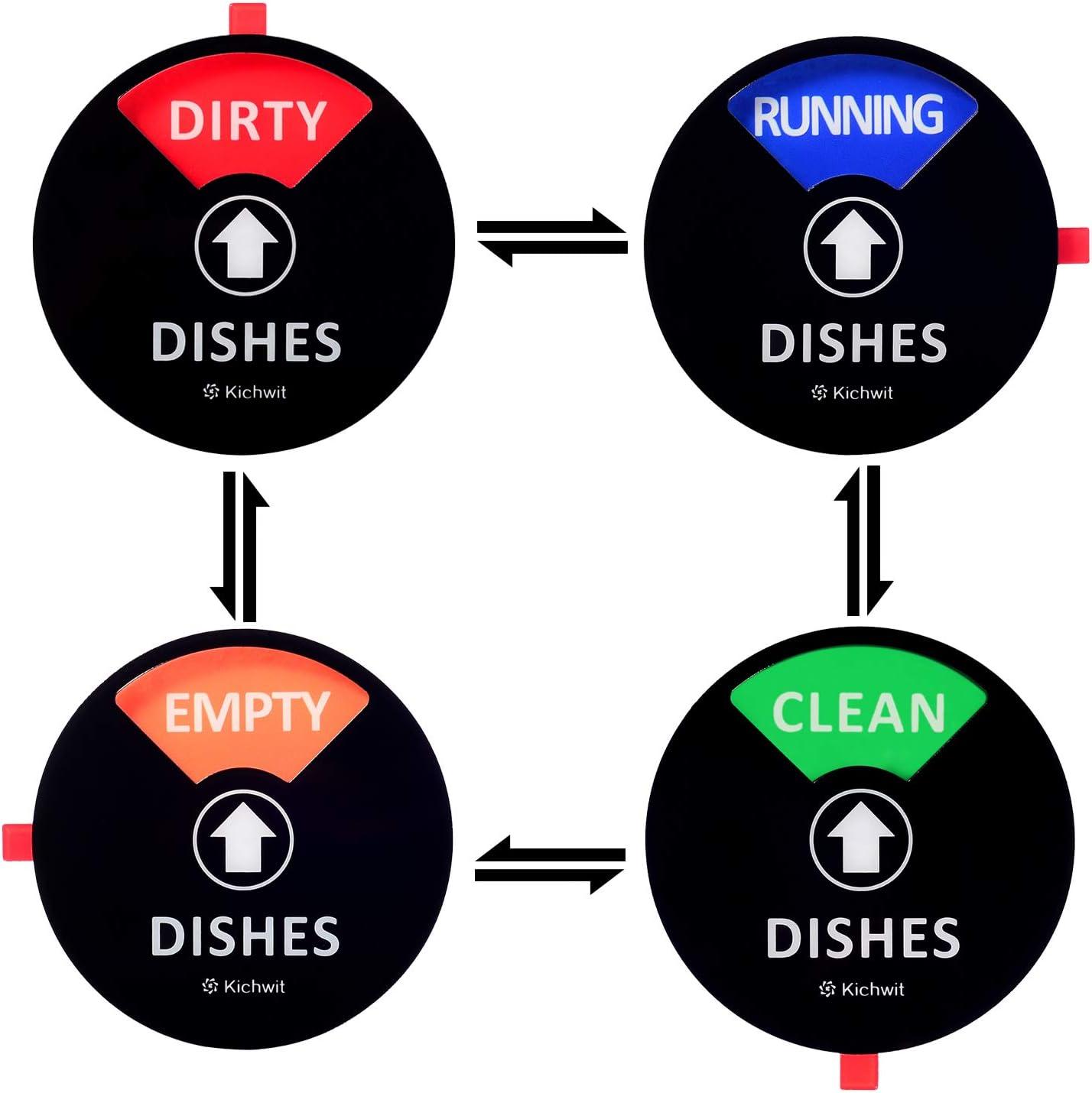 Magnetic Dishwasher Insight: Tested Clean Signindicator Option... Black