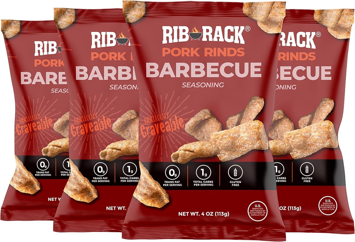 Versus Pork Rinds: Rib Rack barbecue tested... Surprising crunch meets seasonality