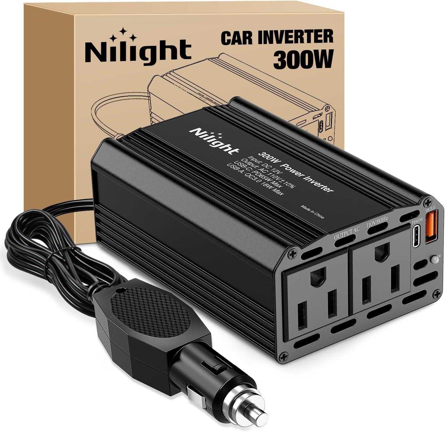 Nilight 300W Inverter: Power Versus Testing - PD Charging, QC65 Adventures... Car Tech Insight!