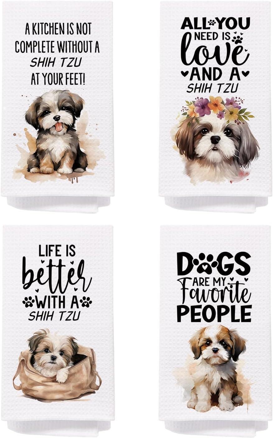 Shih Tzu Towels Compared: Tested Gift Set for Kitchen, Decor Insight... Perfect Match!