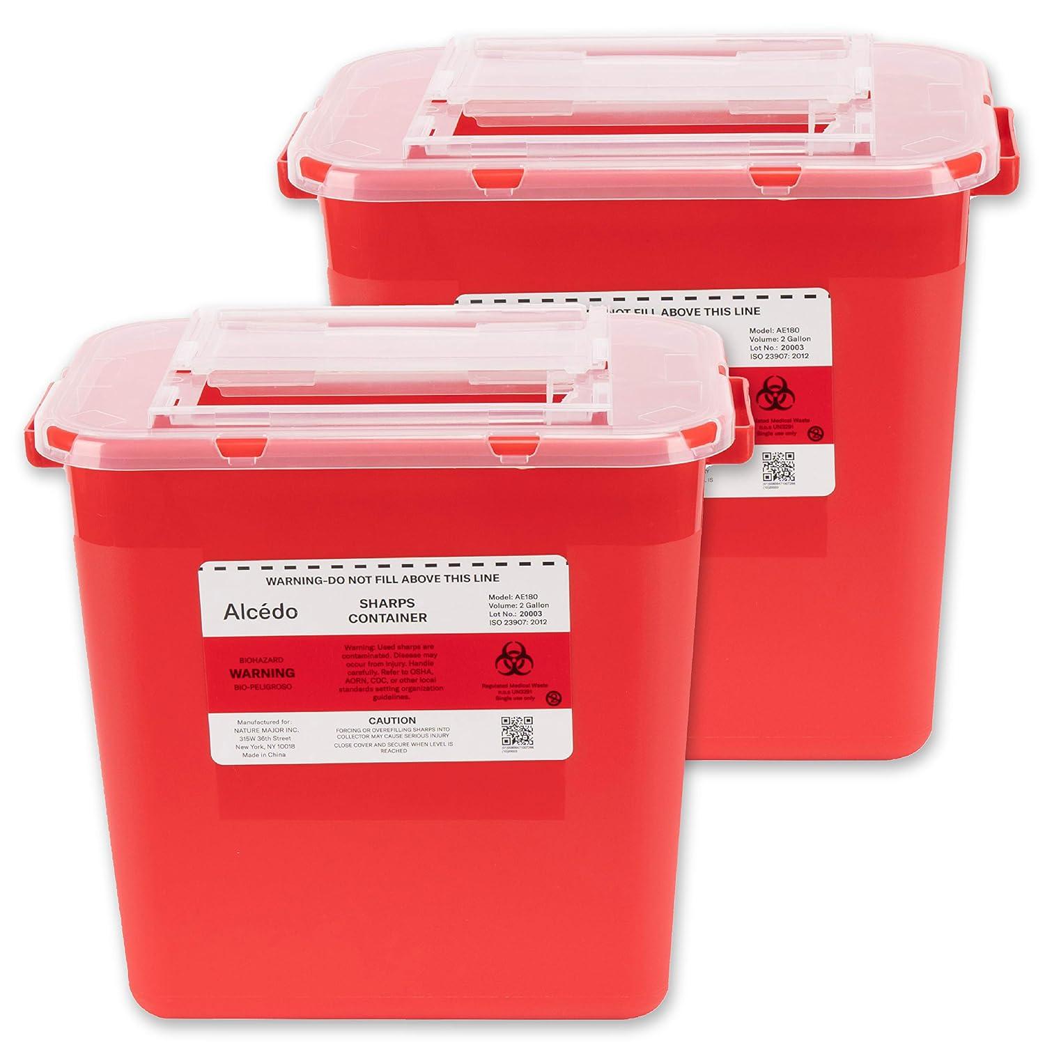 Biohazard Sharps Disposal Container: Tested For Safety & Value… Home Use Magic revealed!