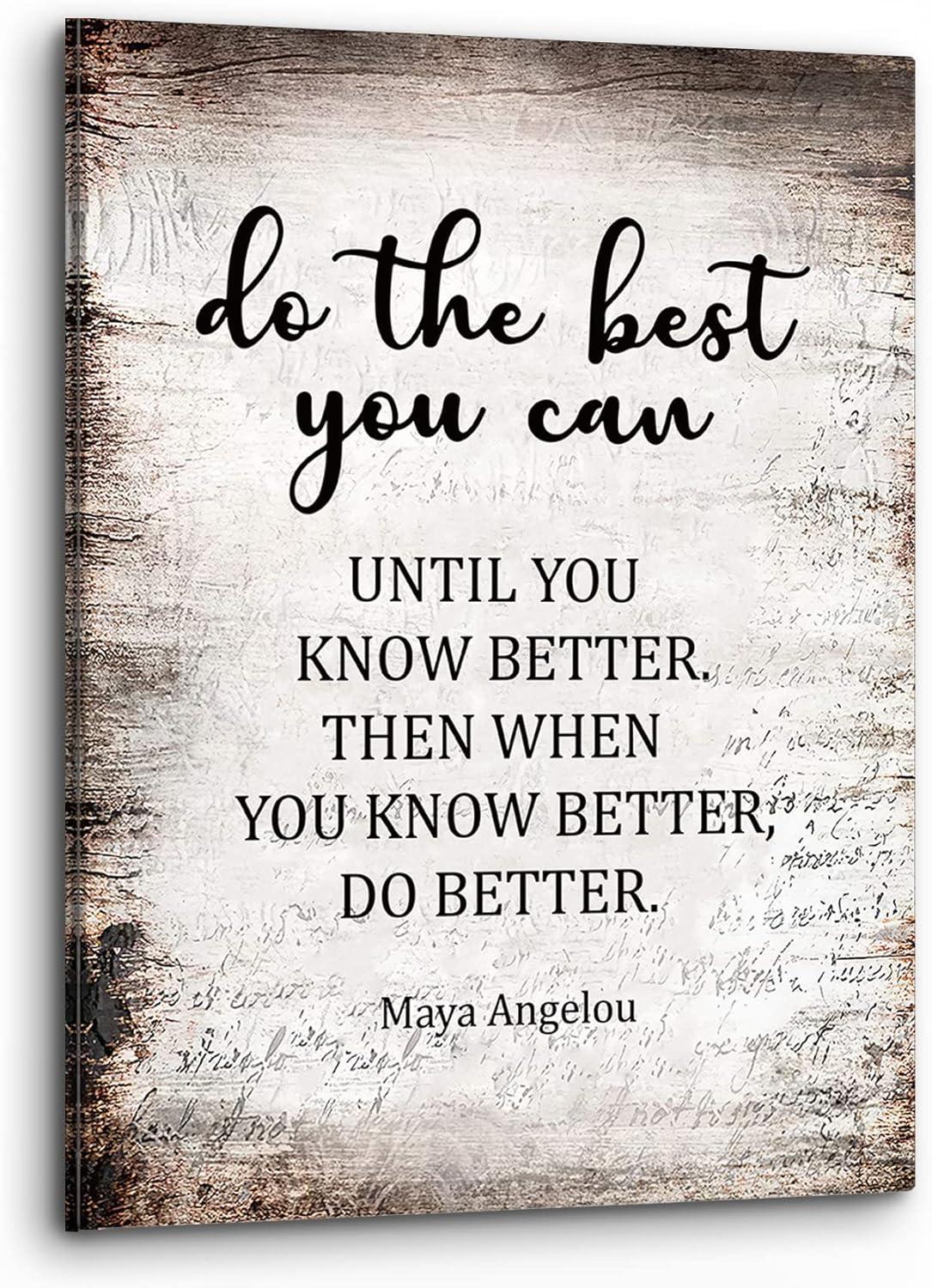 Maya's Rustic Quote Canvas Tested: Farmhouse Art Wins Dorm Room Compare
