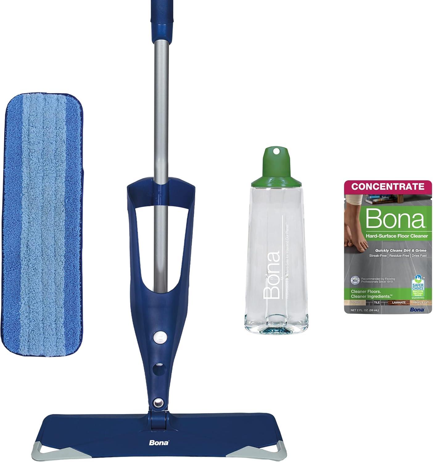 Bona Mop Versus Surprising Clean tested on Stone... Tile, Laminate Flooring