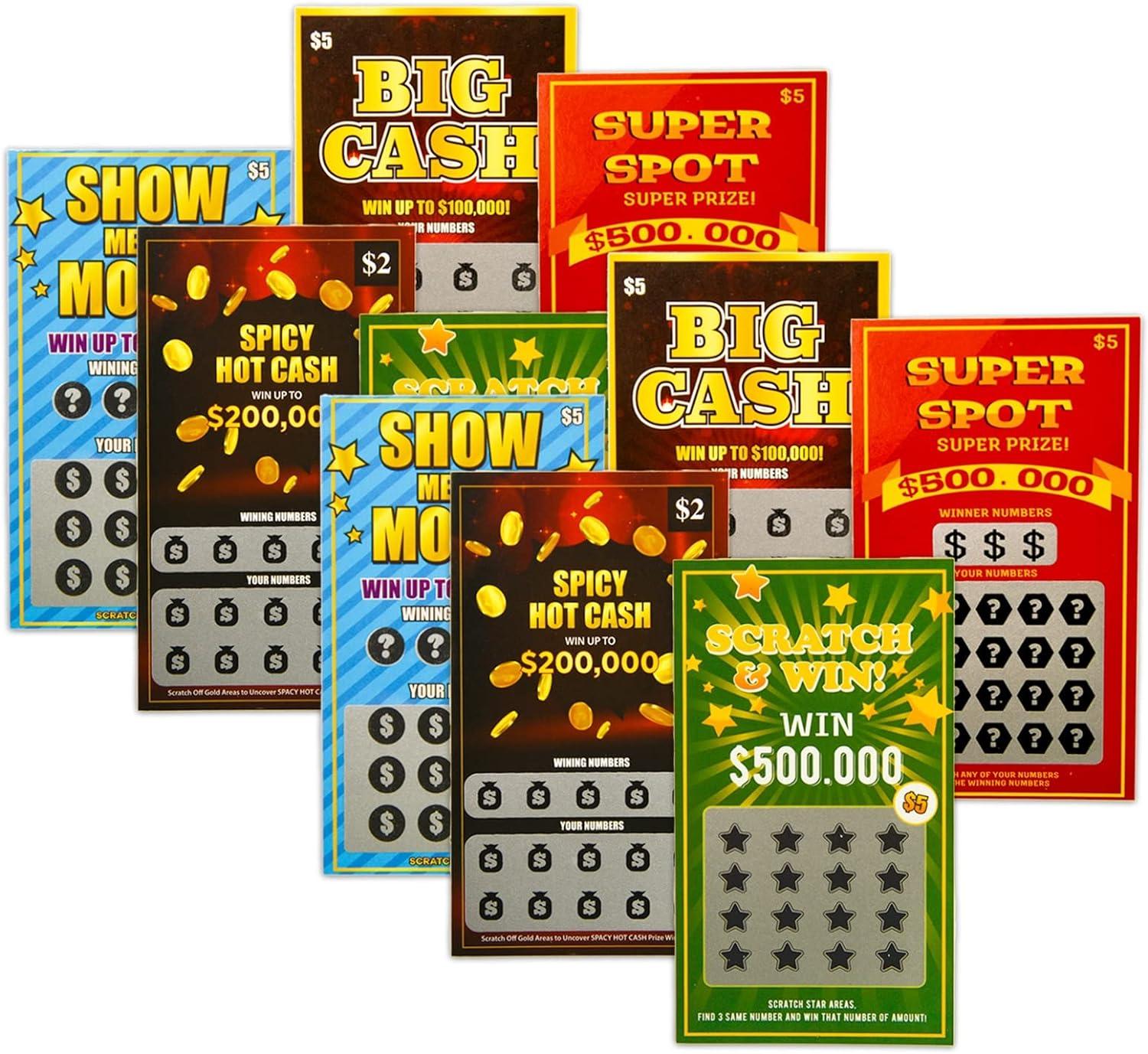 Scratch-Off Tickets:-tested for fun at parties... (Surprising Insight)