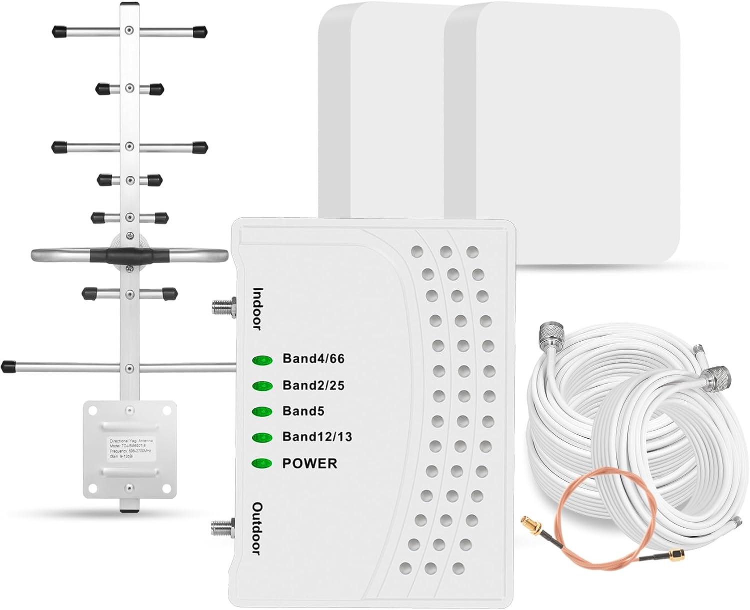 Home Cell Booster Showdown: Surprising Boost for 4G... 7000Sq.Ft, 5G, 2 Antennas, All Carriers!