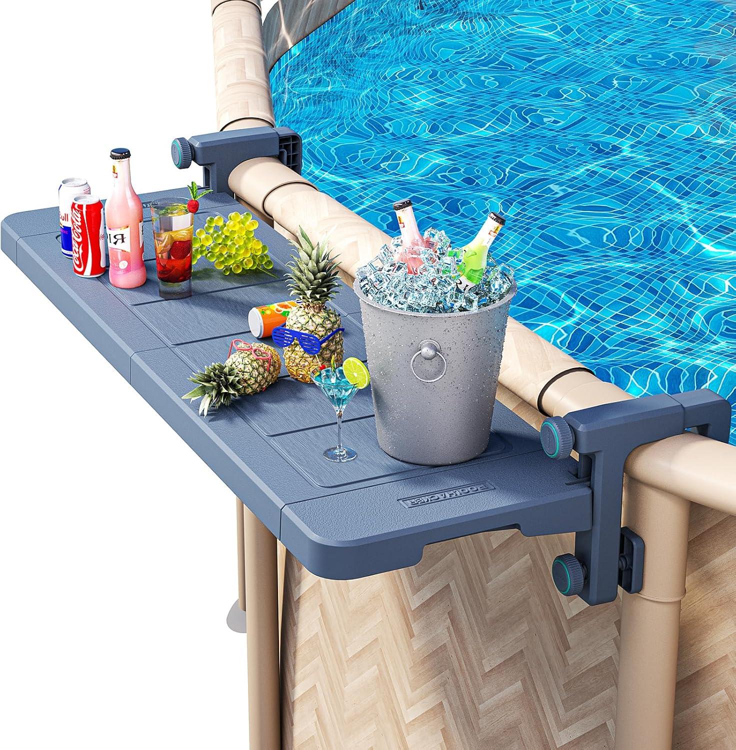 Phantom Gray Poolside Table Showdown: Foldable vs Swim-Up Bar Insights