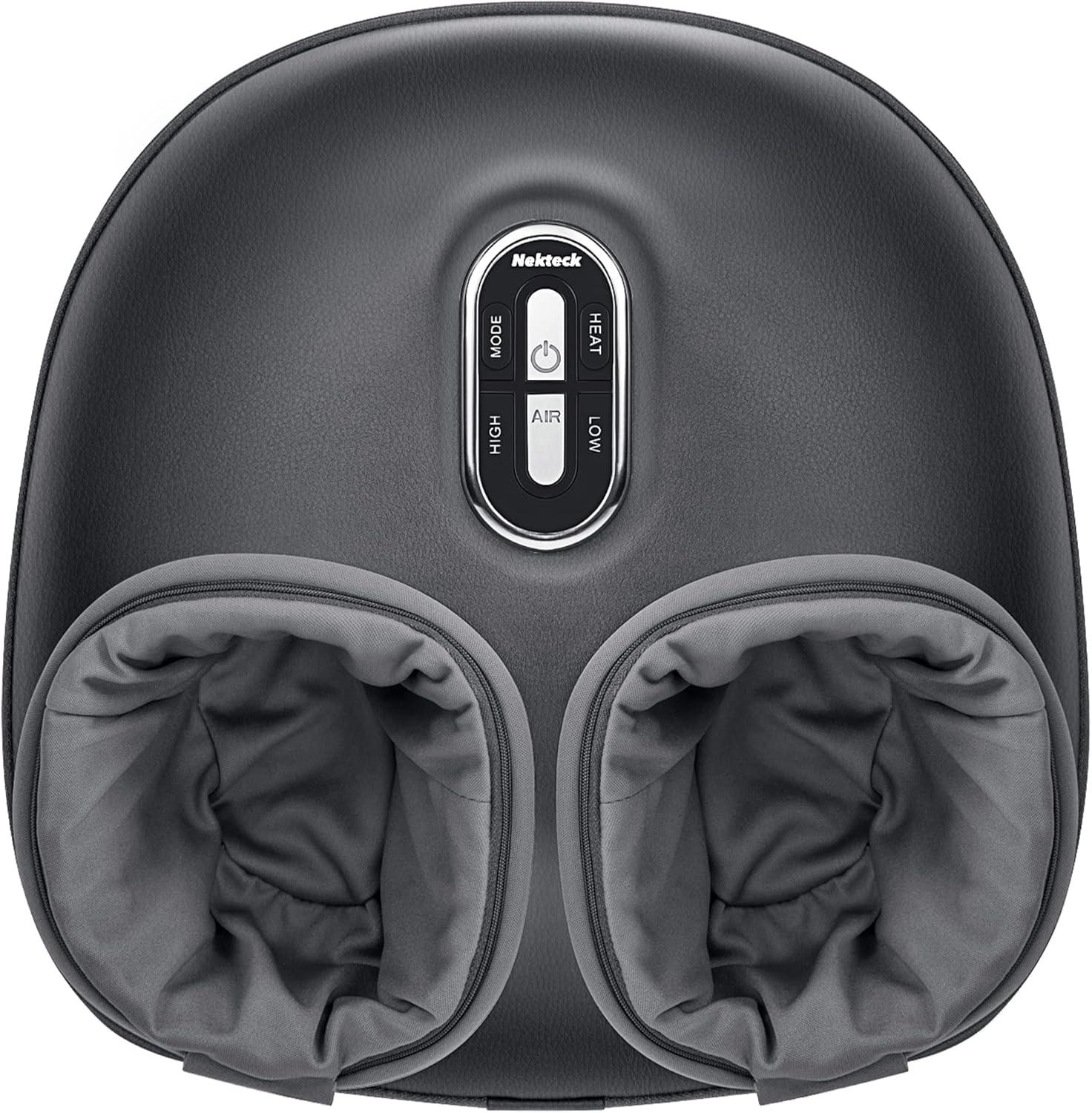 Shiatsu versus Heat Showdown… Relaxing Feet Testéd at Home (Gray)