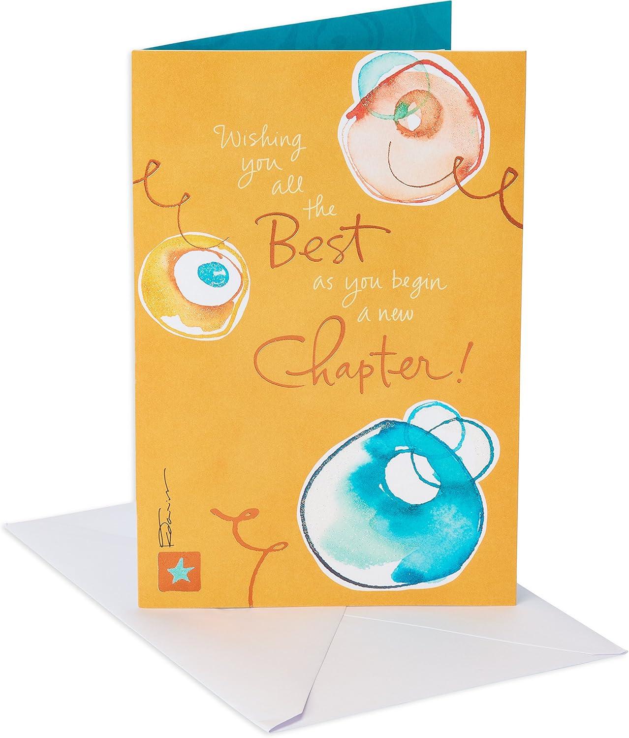 American Greetings Farewell Card: Surprising Insight, Testing New Chapter...Versus Old Times