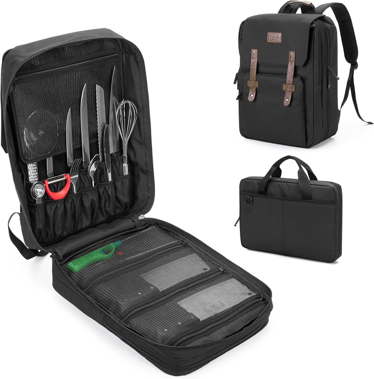 Samdew Knife Carrier Showdown: Tested Chef Bag Insulin Pocks... Vegan.Value