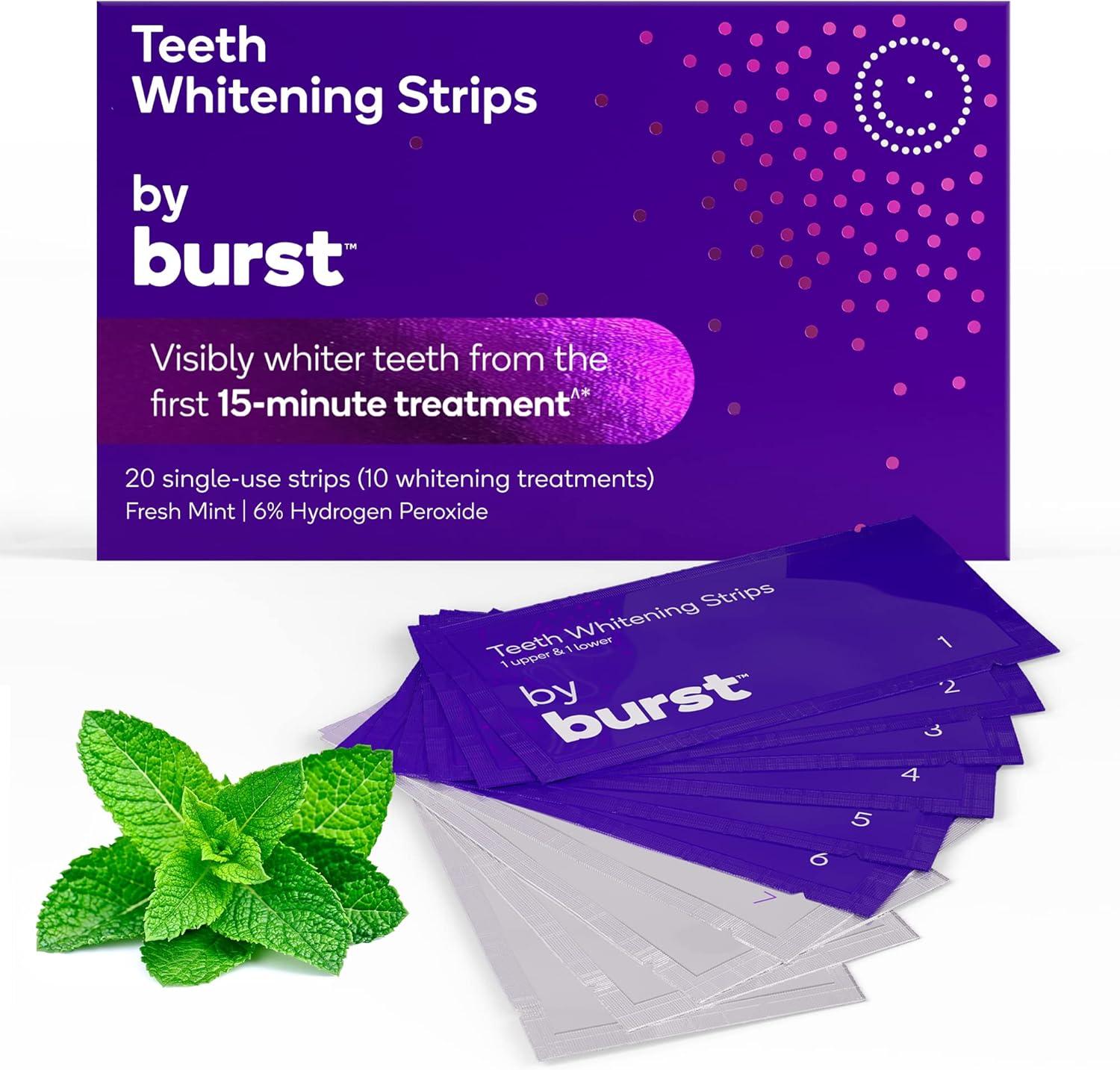 Burst Whitening Strips Showdown: Minty Coconut vs. Sensitive Relief Tested... 50Results Fast! (Max 40-60 Chars)