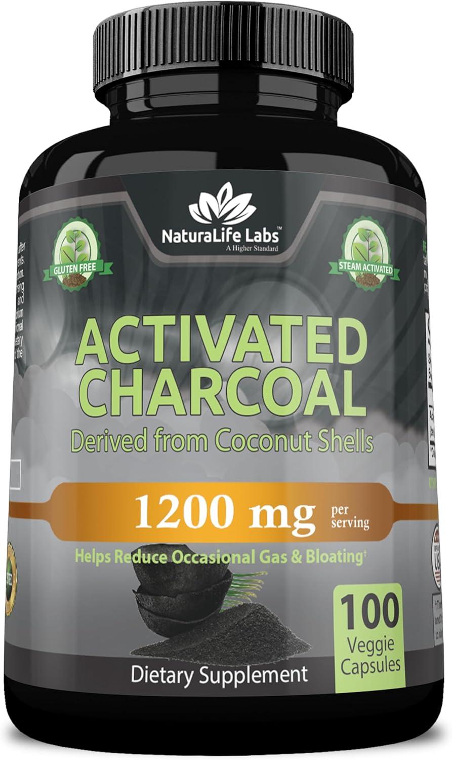 Activated Charcoal Capsules: compared, tested, Surprising insights for Gas Relief... Vegan & Coconut Shell, Trending Choice!