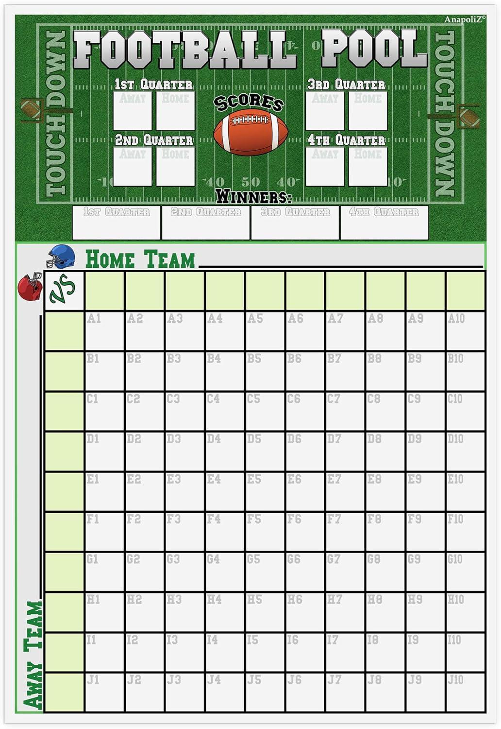 Big Game Pool Showdown: Tested Squares Poster vs. Office Decor Insight!
