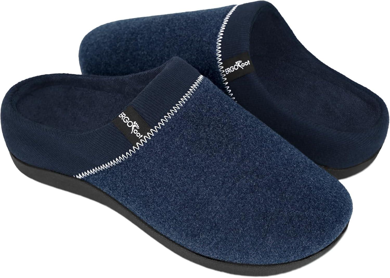 Ergofoot Slippers: Showdown for Arch Support— Tested Relief for Flat Feet… Great Indoor Outdoors!