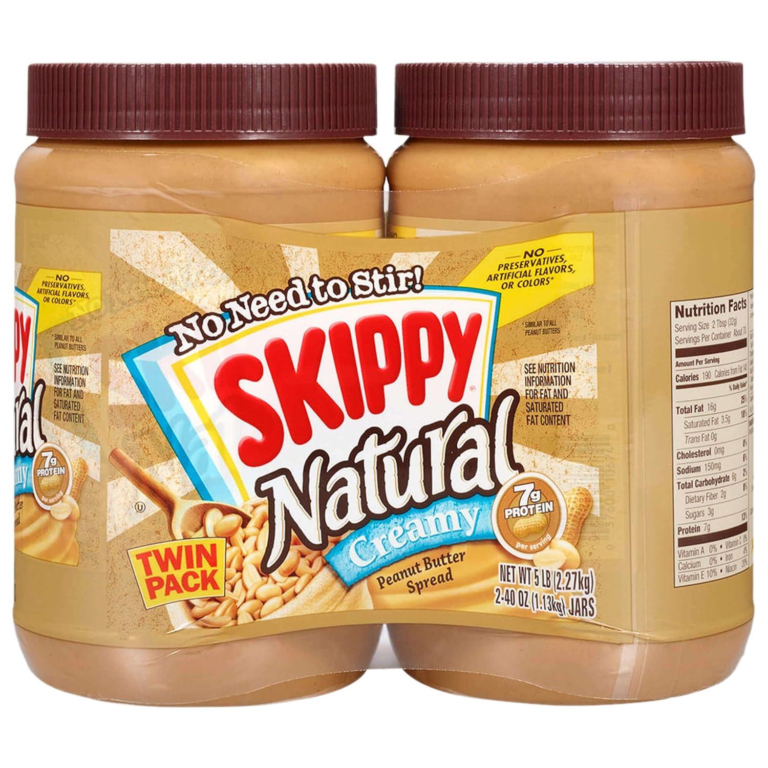 Skippy Peanut Butter Showdown: Tested, 5-LB Pack vs. Natural Twist