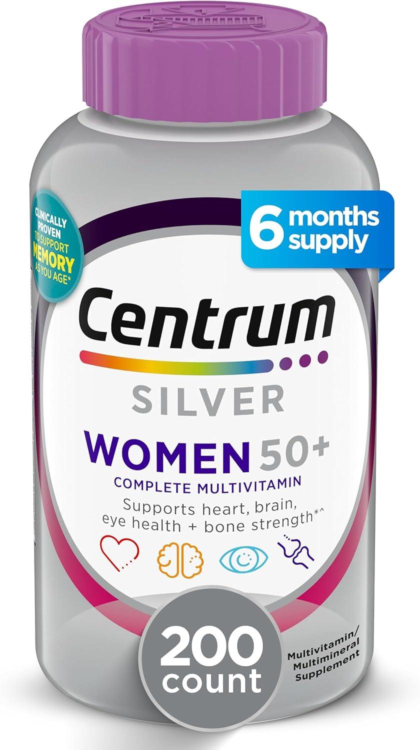 Centrum Silver Women vs. Men: Tested, Non-GMO Vitamins... Support Memory Age 50+