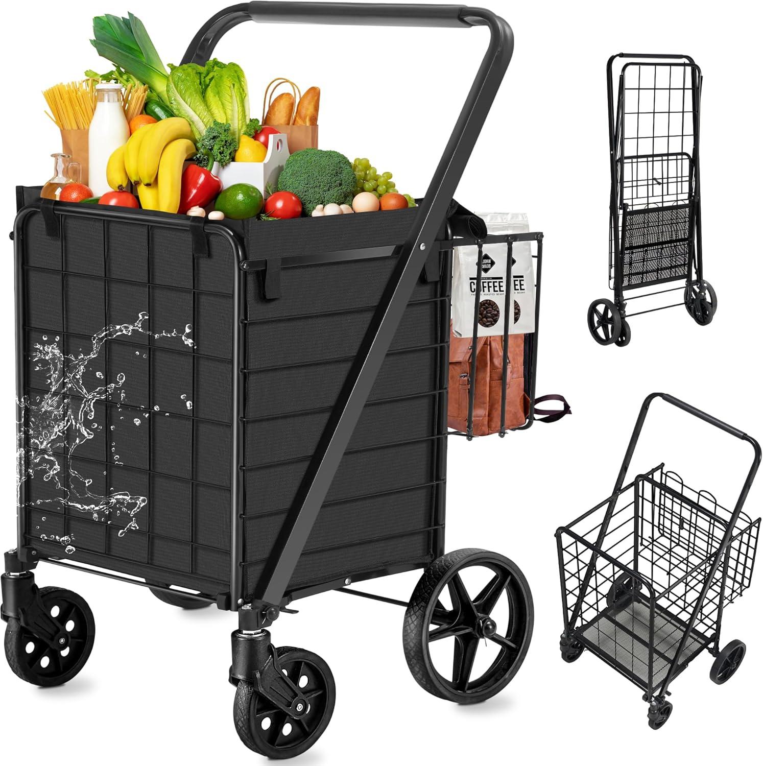 Spurgehom Grocery Versus Laundry: Tested 360° Rolling, 400 LBS... More Than Meets the Eye