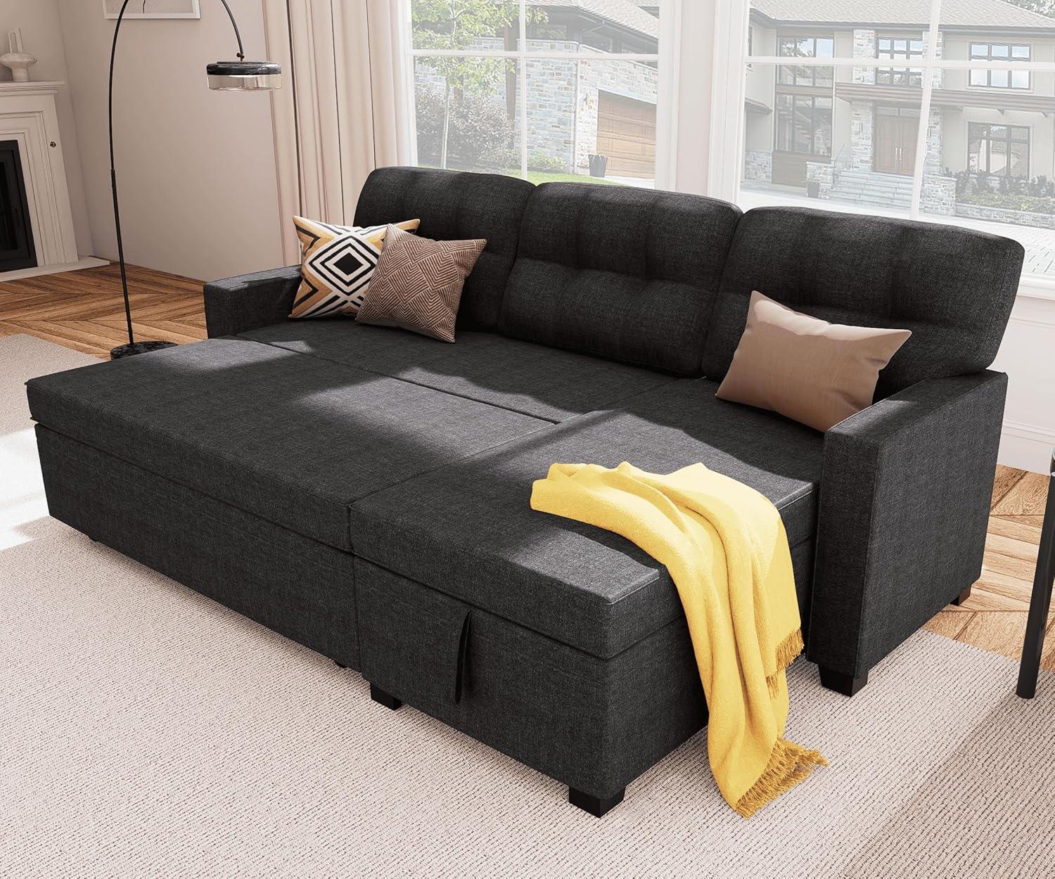 Reversible Sofa Bed Compared: Sleeper vs. Storage—Jan's Living Choice… Tested!