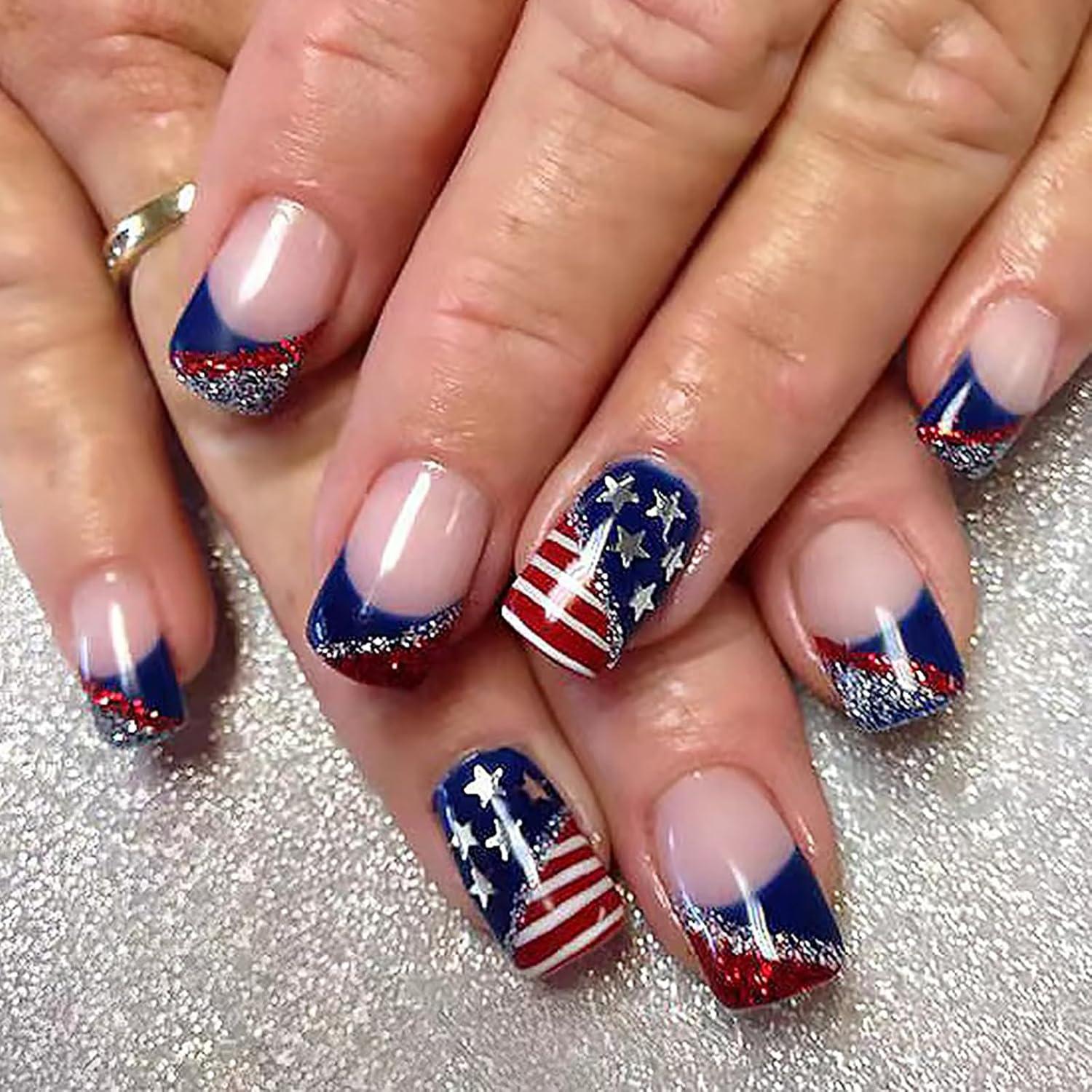 American Flag Nails Showdown: Perfect Patriotic Style!